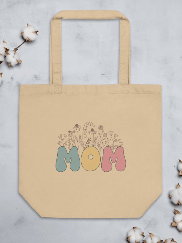 Funny Retro Floral Mother's Day Canvas Bag Both Side Print product image (8)