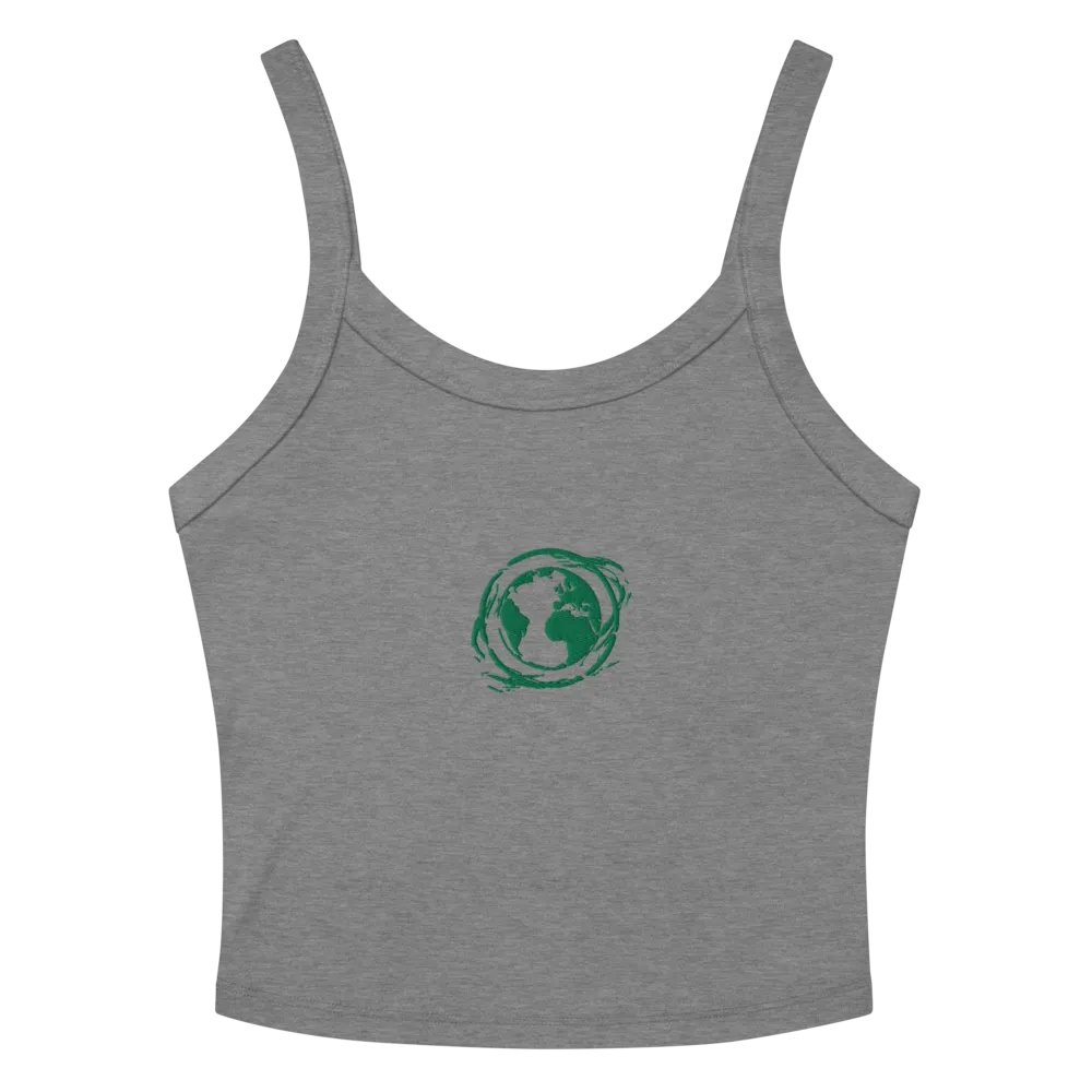 Women's micro-rib Tank Top Shills logo embroidered product image (2)