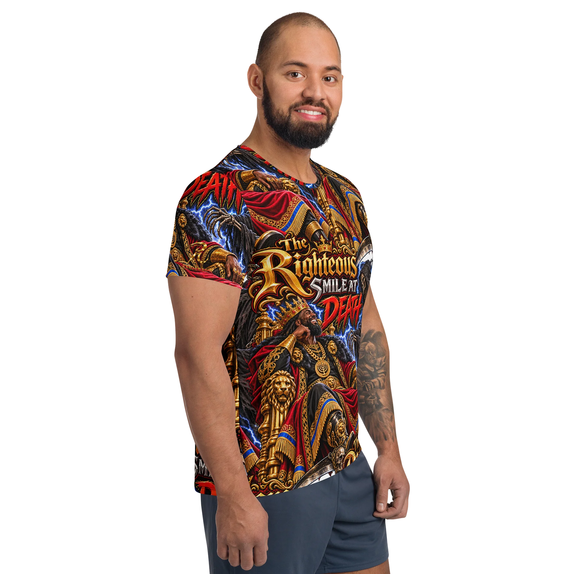 The Righteous Smile at Death Tee product image (4)