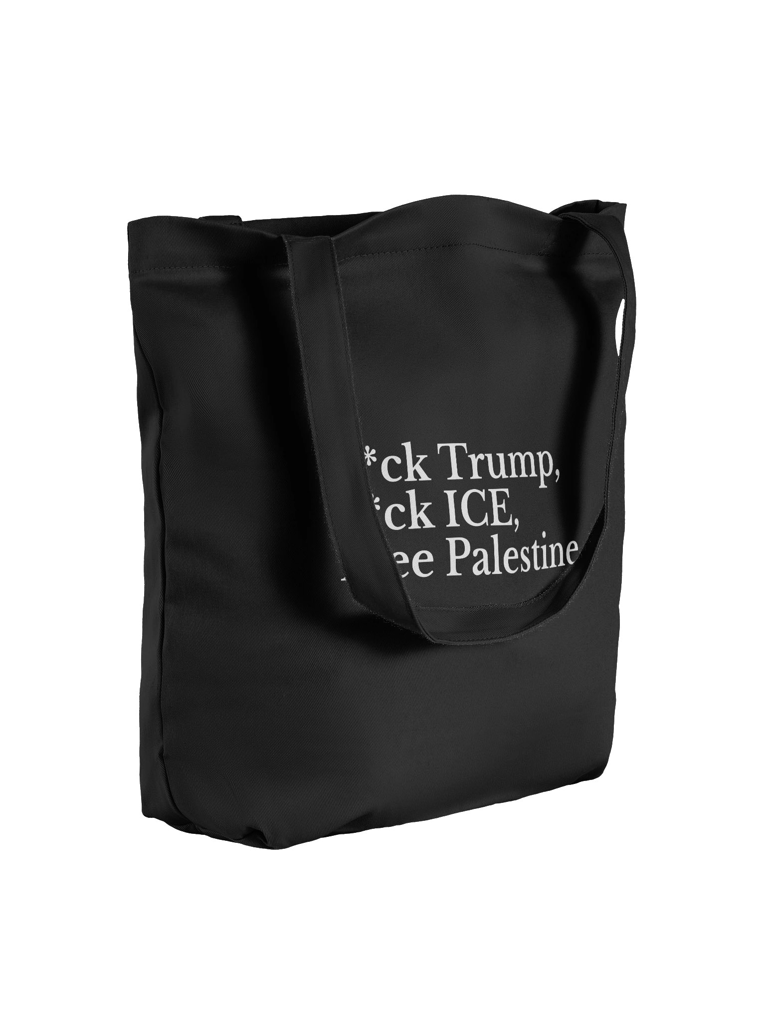 fuck trump fuck ice free palestine (tote) product image (1)