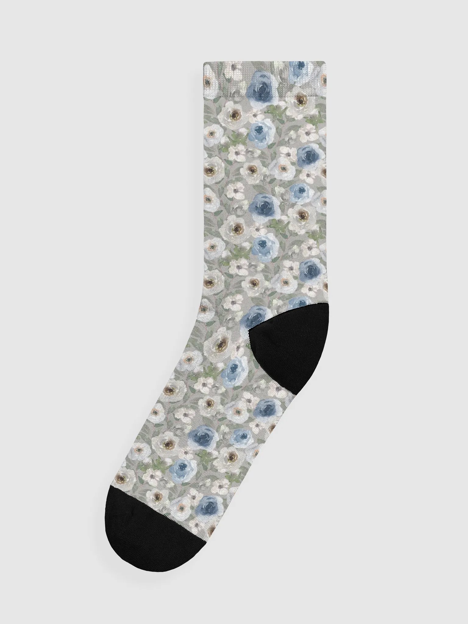 Grey Roses Socks product image (1)