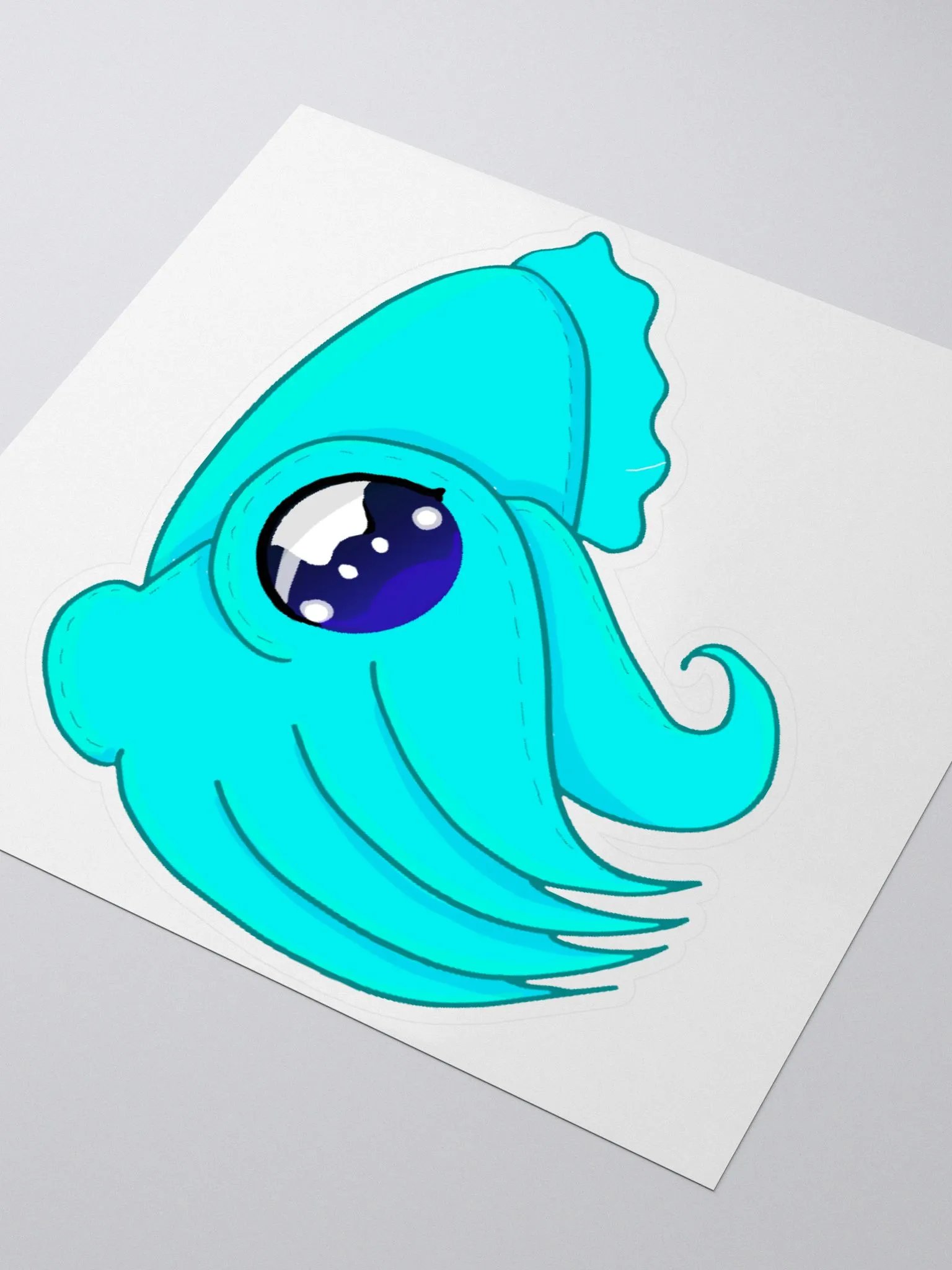 !Stitched Cuttlefish Sticker product image (3)