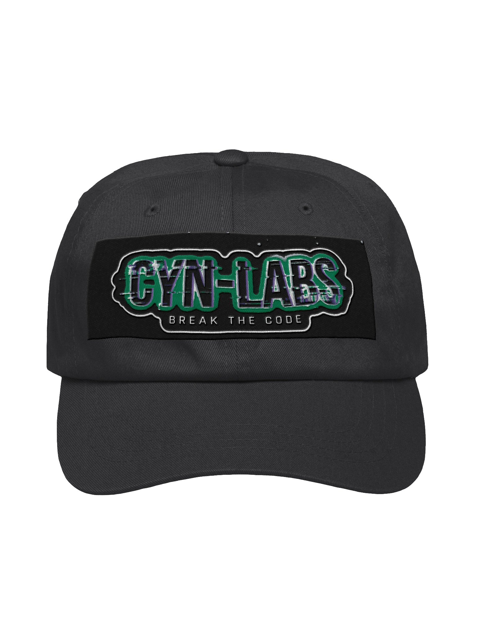 Glitch Effect Classic Dad Hat - Break the Code Collection product image (1)