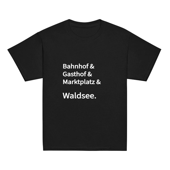 Bahnhof Gasthof Marktplatz Kids T-Shirt product image (2)