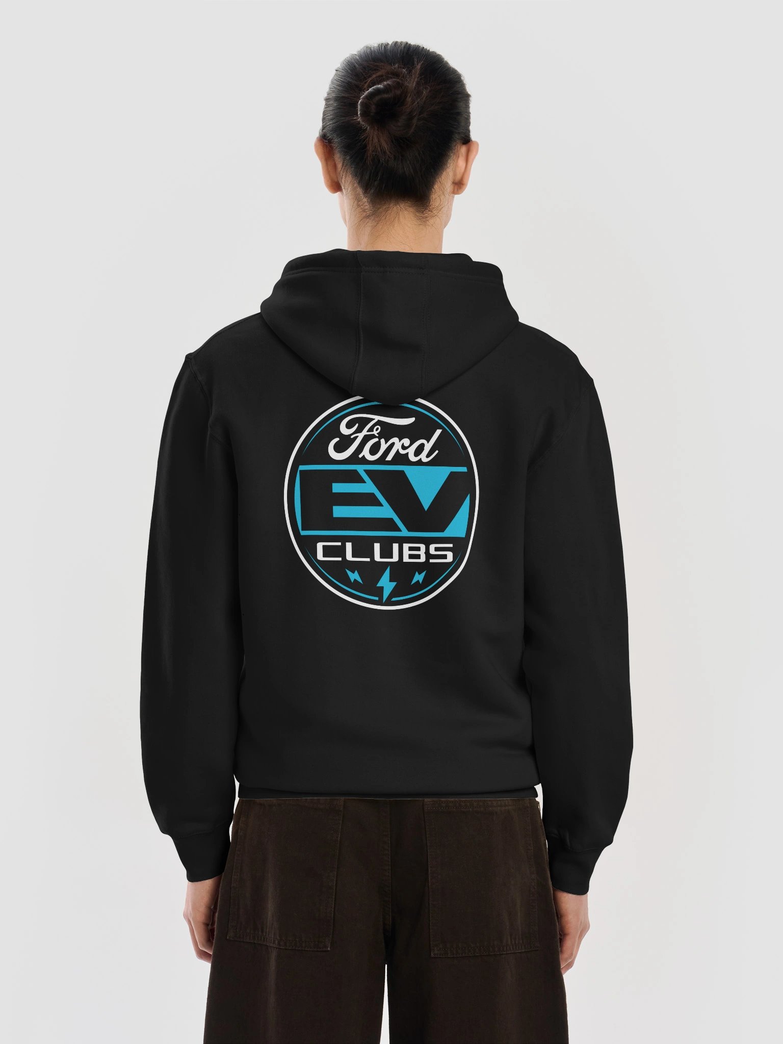 Ford EV Clubs Zip-Up Hoodie (Black) product image (6)