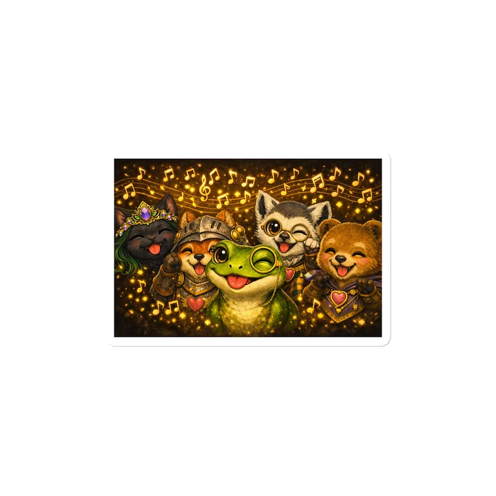 Kingdoms court faces 2 Die-Cut Magnets product image (2)