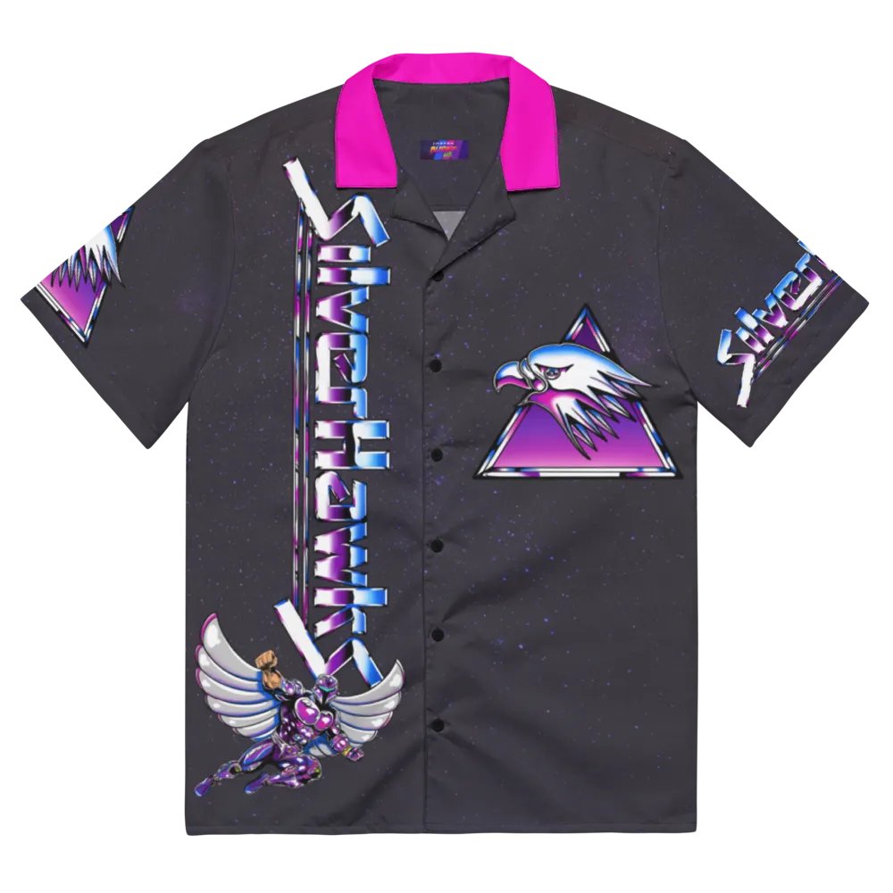 SilverHawks Retro Tribute Hawaiian Button up product image (2)