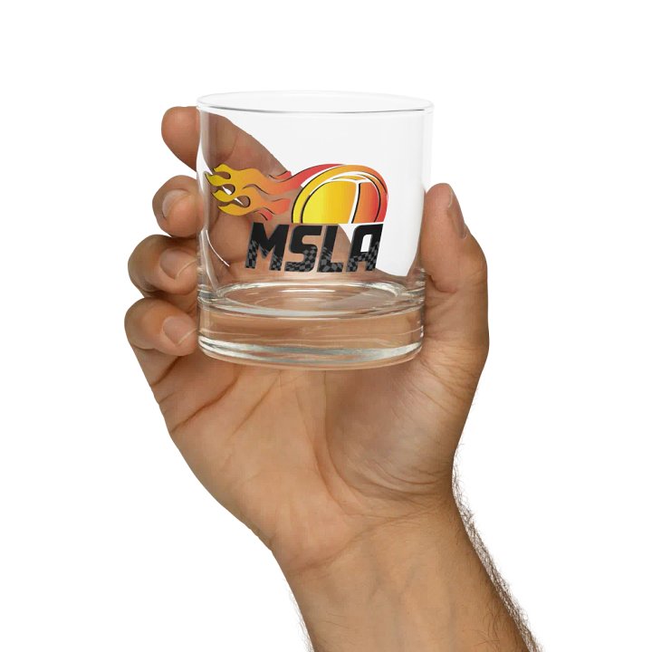 MSLA Logo Rocks Glass product image (2)