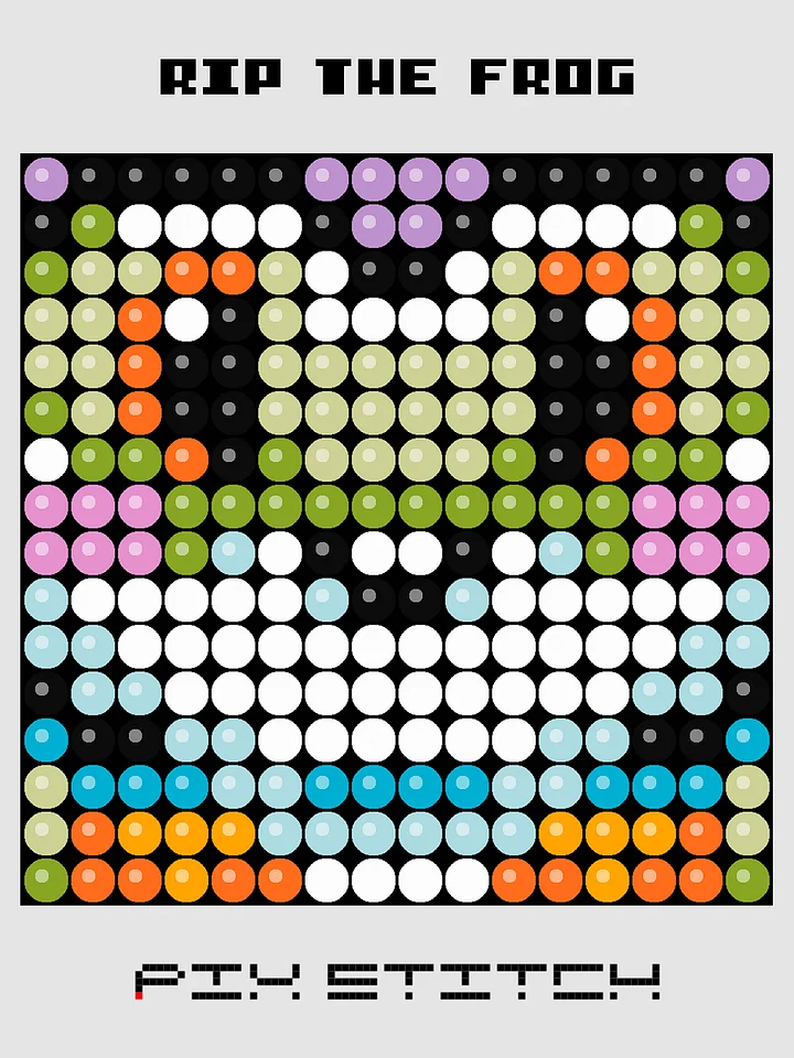 Rip the Frog Pixel Art product image (1)