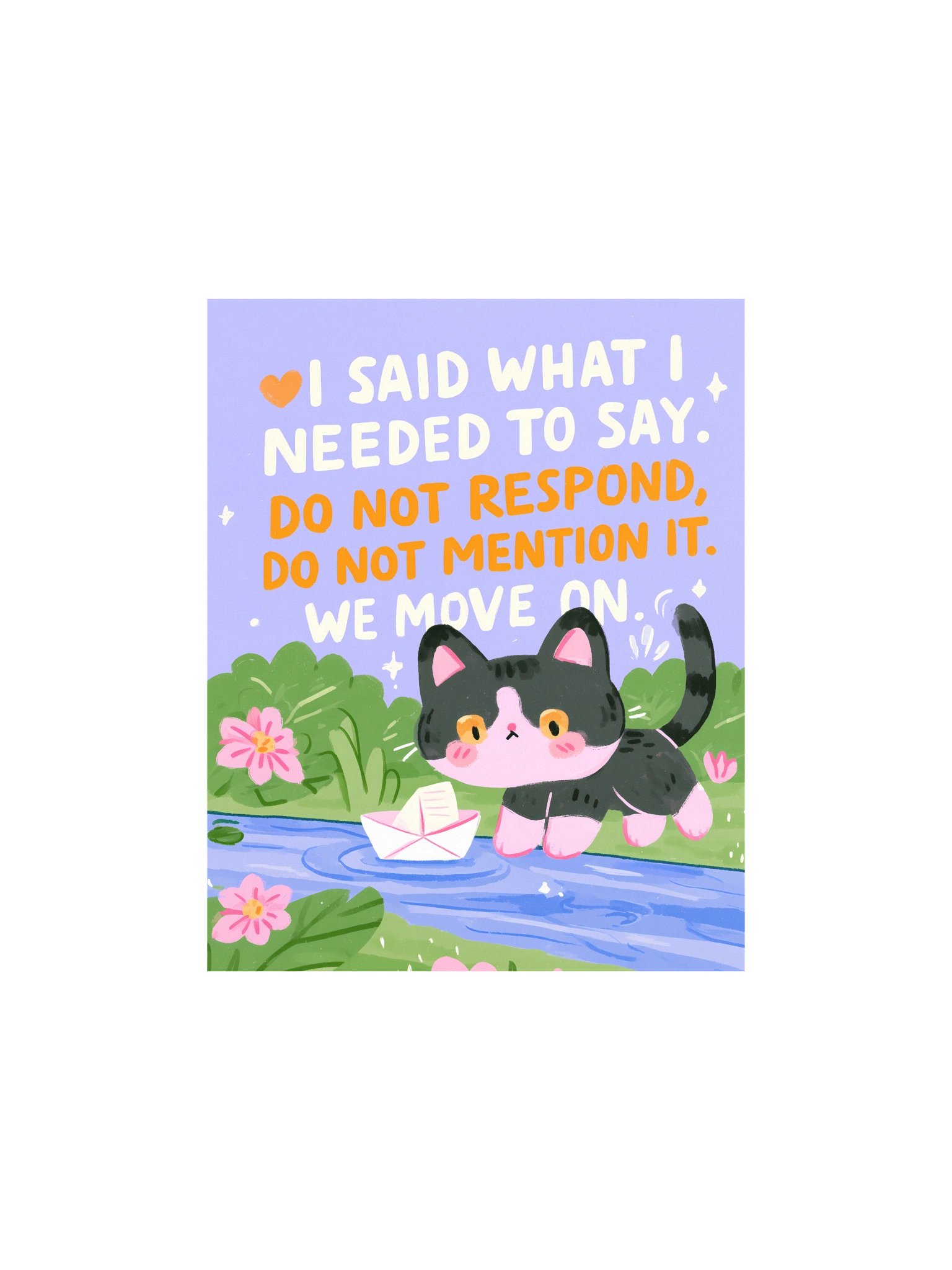 Do Not Respond Cat Poster product image (1)