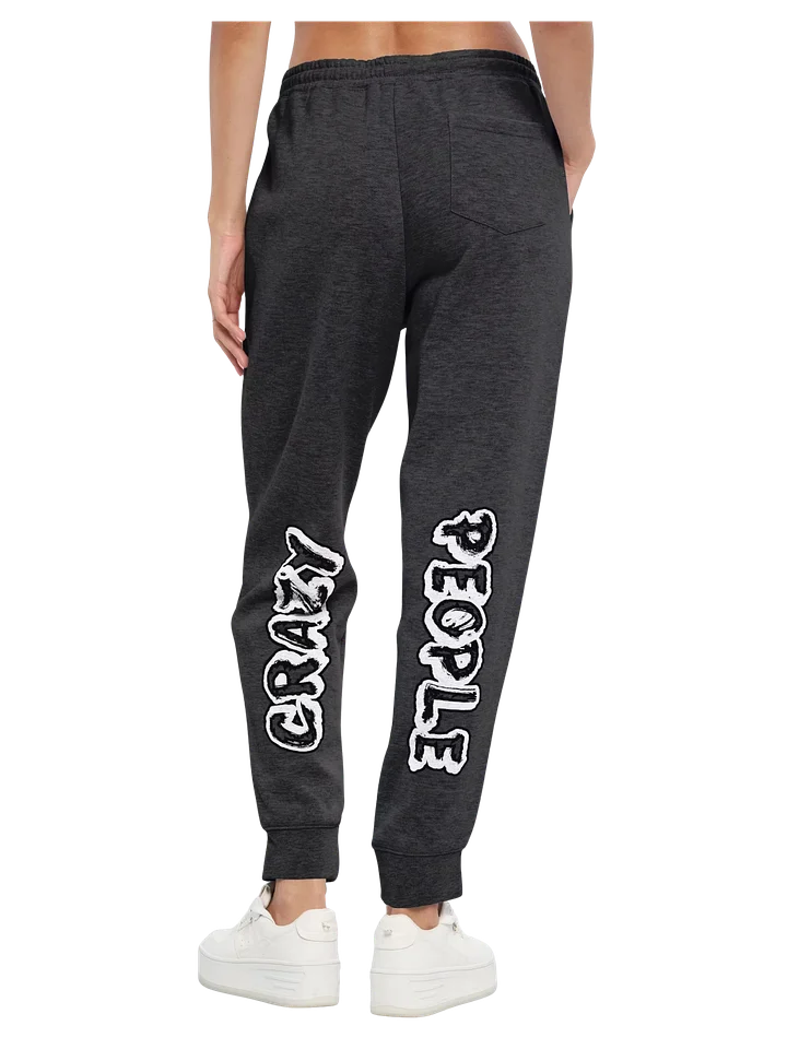 'Crazy People' Fleece Joggers product image (1)