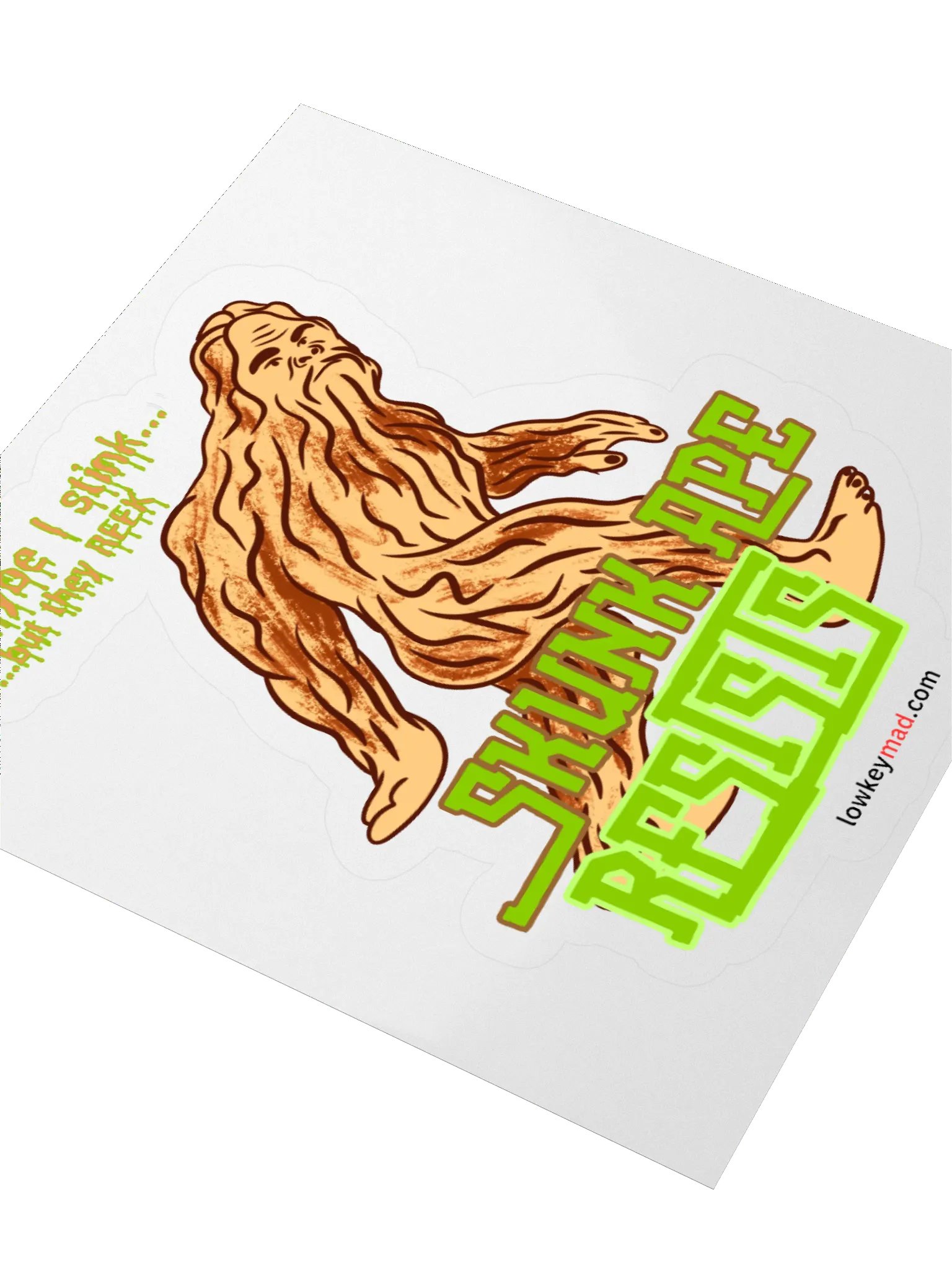 Skunk Ape Resists Sticker product image (6)
