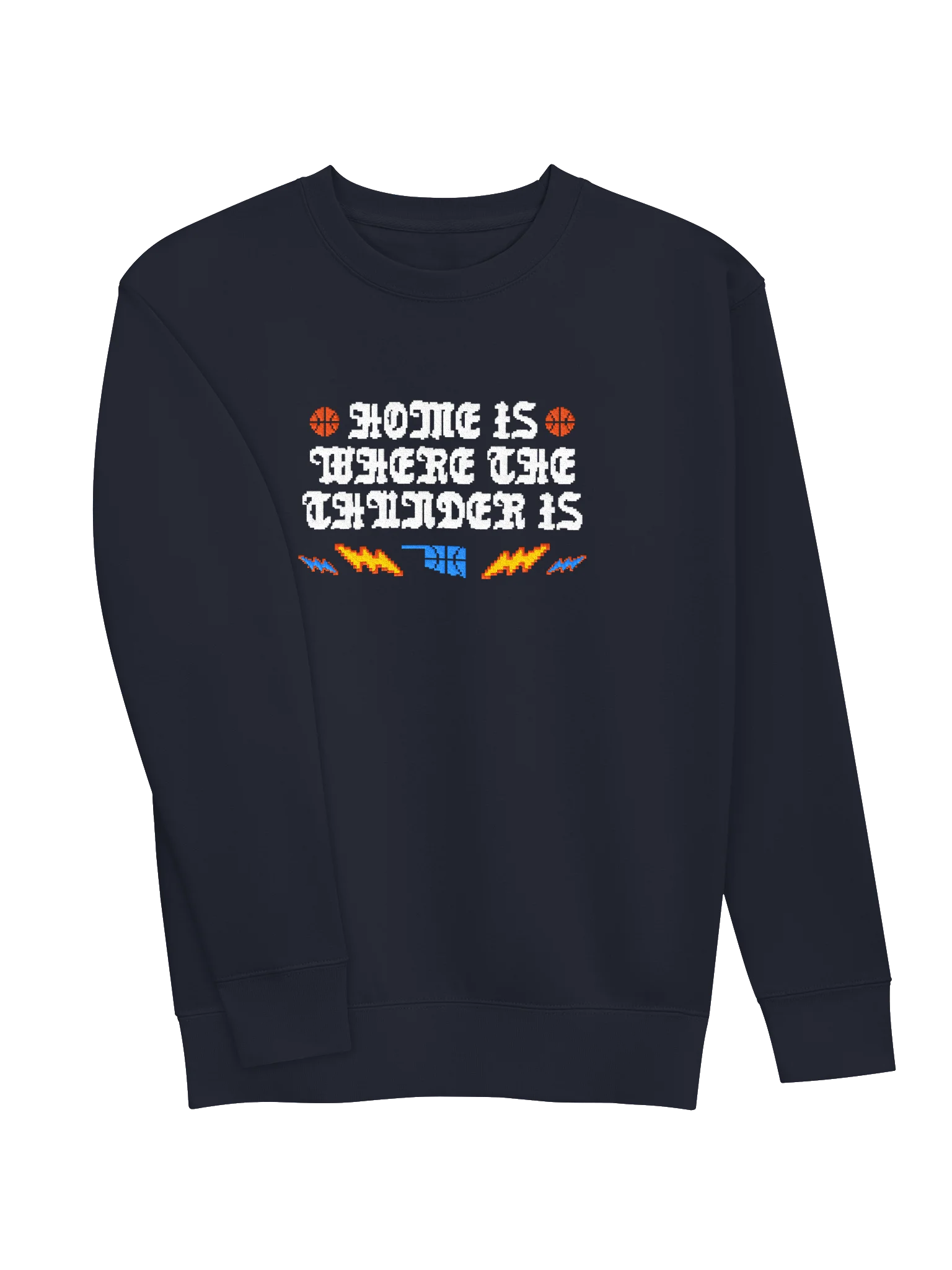 Home Is Where the Thunder Is Embroidered Sweater product image (3)