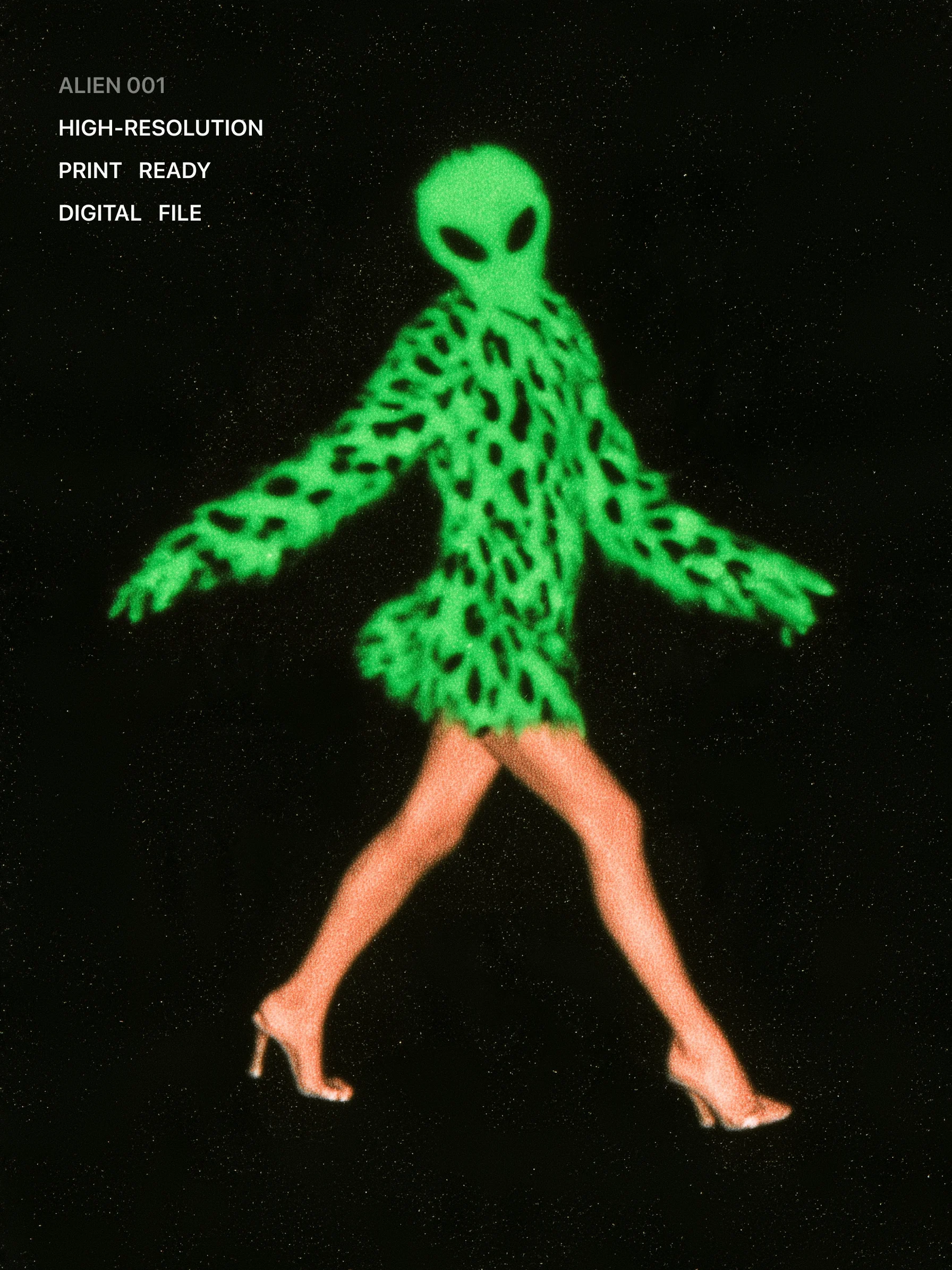 Alien 001 Digital Artwork Ready-to-Print product image (1)