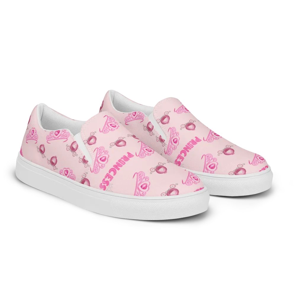 Pink Princess Pink Slip-Ons product image (2)