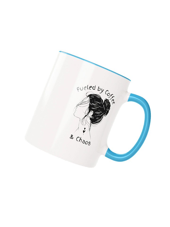 Messy Bun Mama – “Fueled by Coffee and Chaos” Ceramic Mug product image (1)
