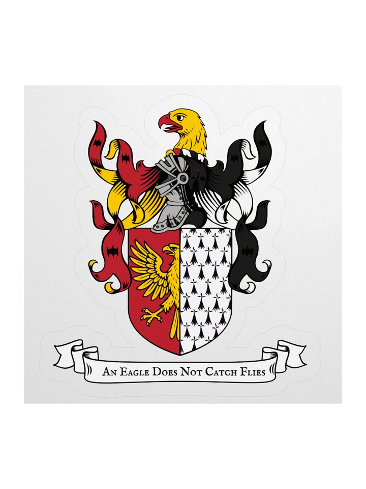 An Eagle Does Not Catch Flies Kiss Cut Sticker product image (1)