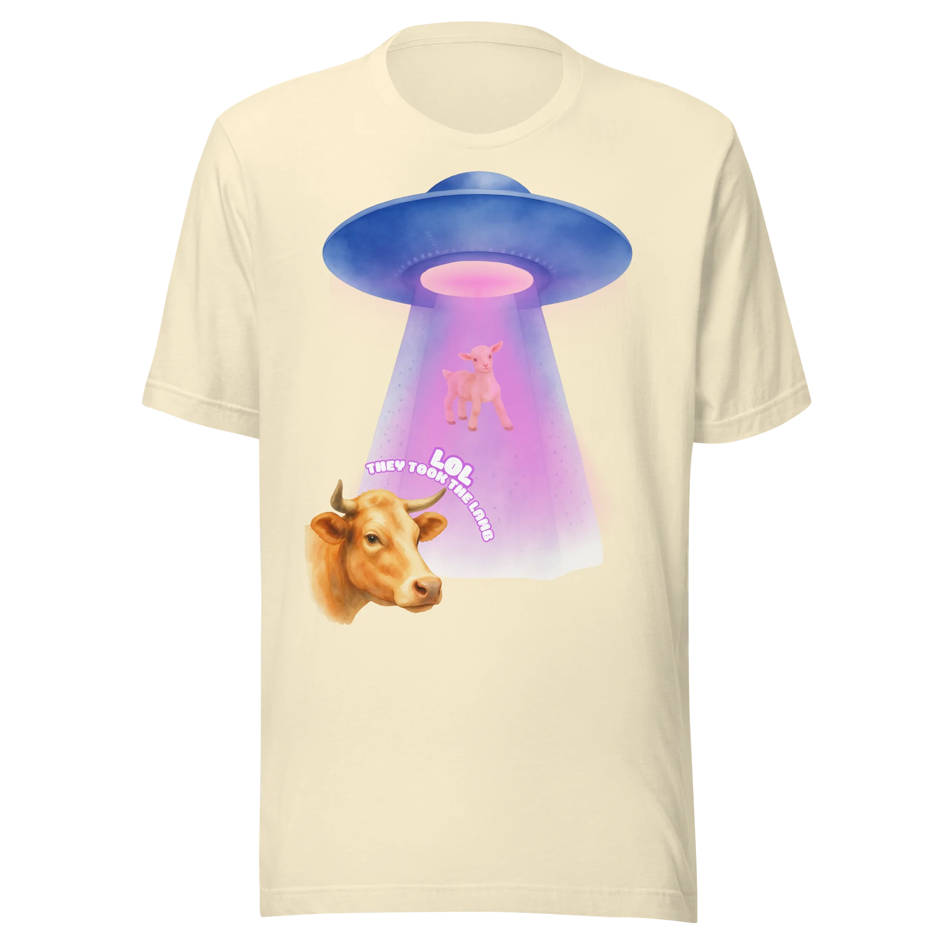 UFO Beam-Up Funny T-Shirt product image (1)