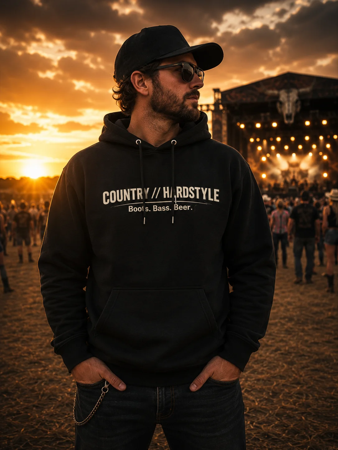 Country Hardstyle | Premium Hoodie product image (4)