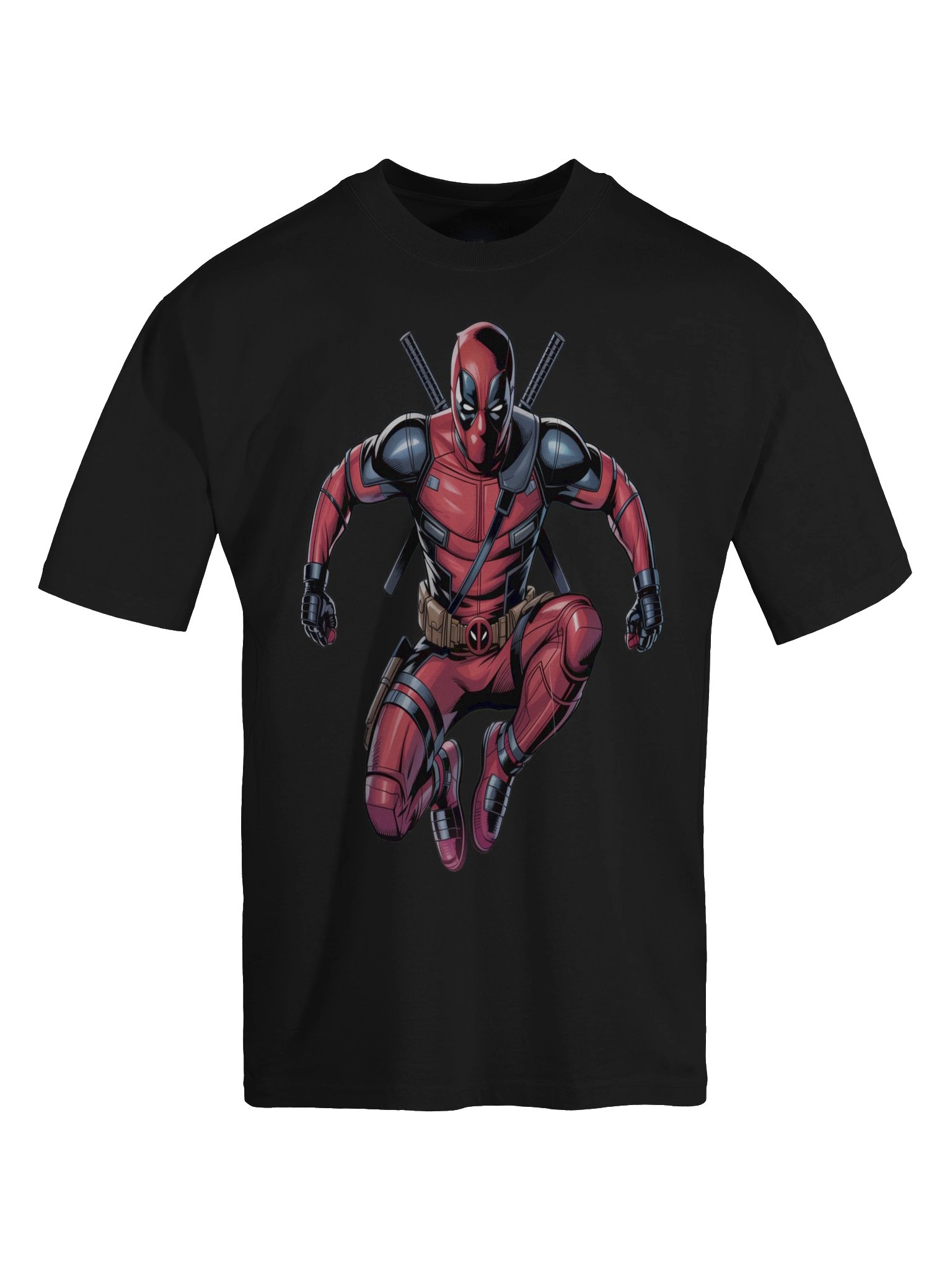 Deadpool Midnight Mayhem Oversized Faded T-Shirt product image (1)