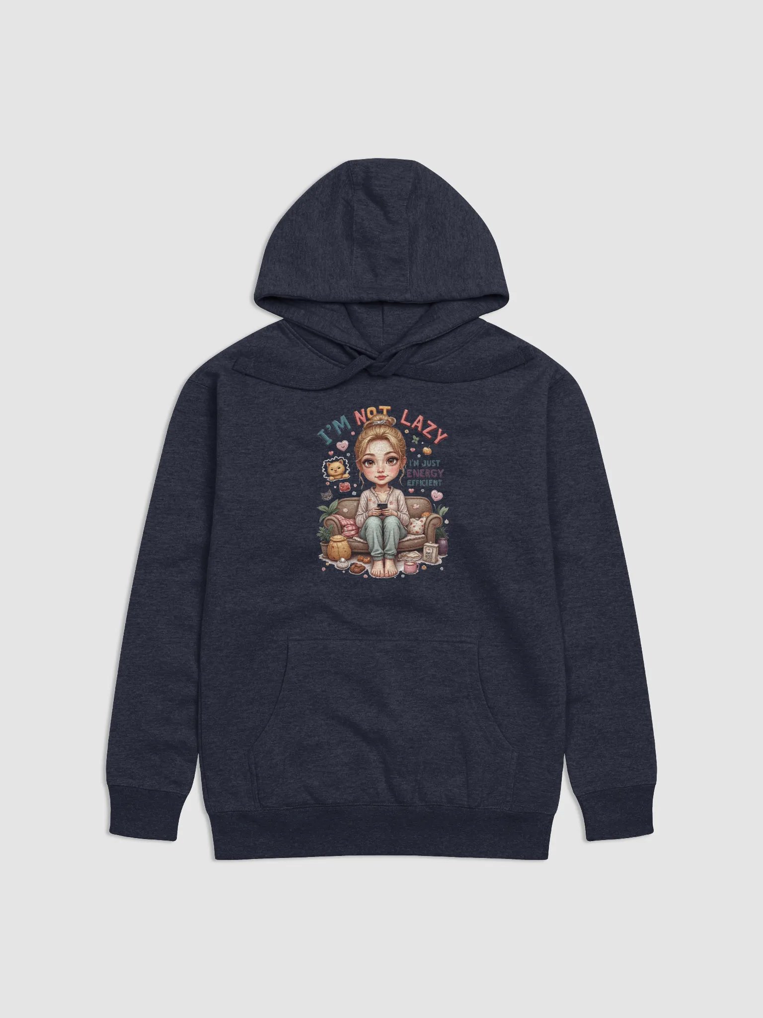 I'm Not Lazy I'm Energy Efficient Lounge Hoodie product image (6)