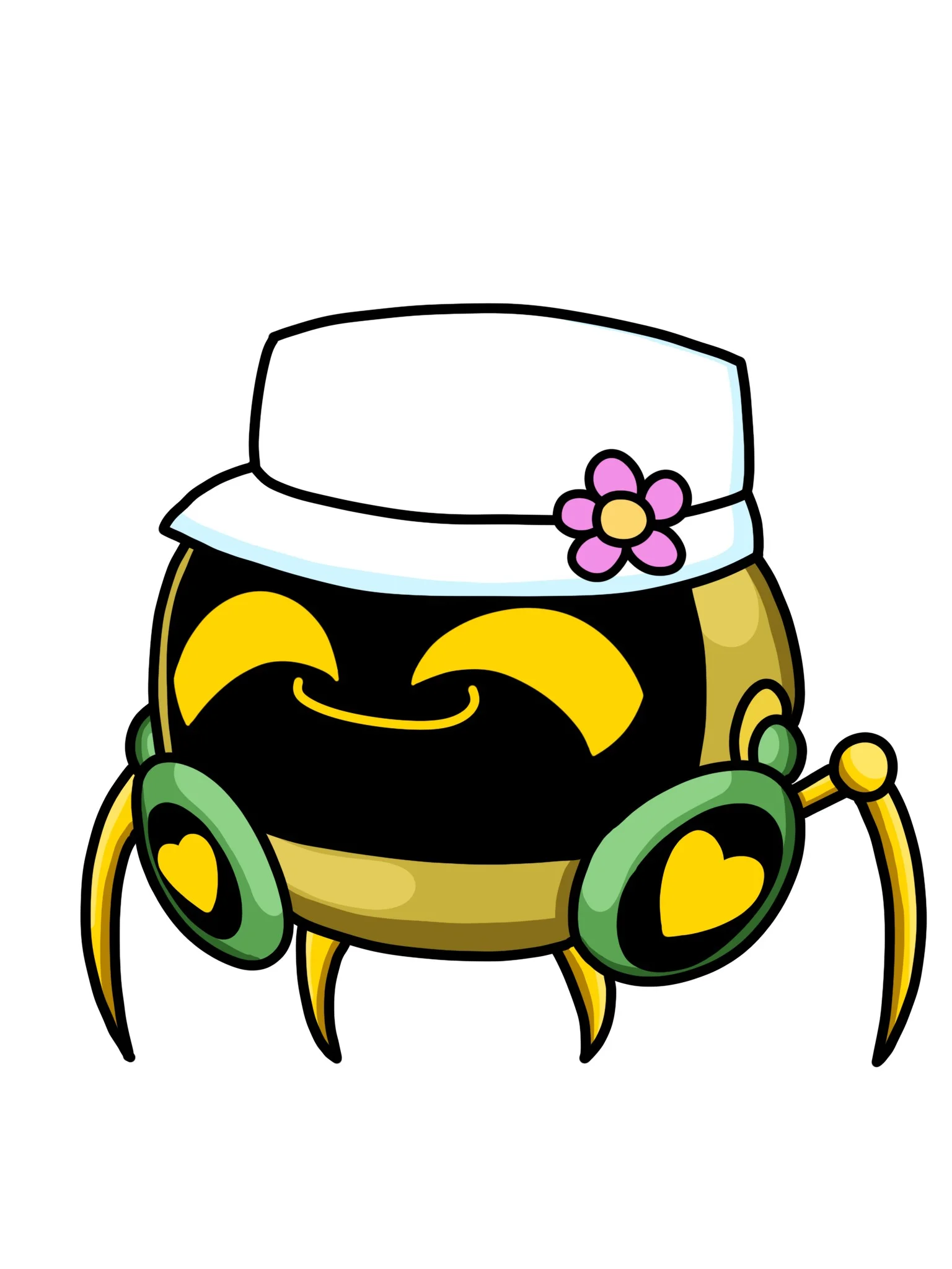 CJ-Bot Flower Pin Sticker product image (1)