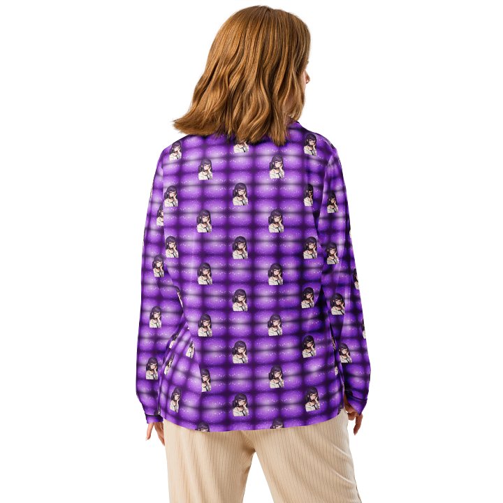 (Purple WAIFU) K Women's Long Sleeve Pajama Top product image (2)