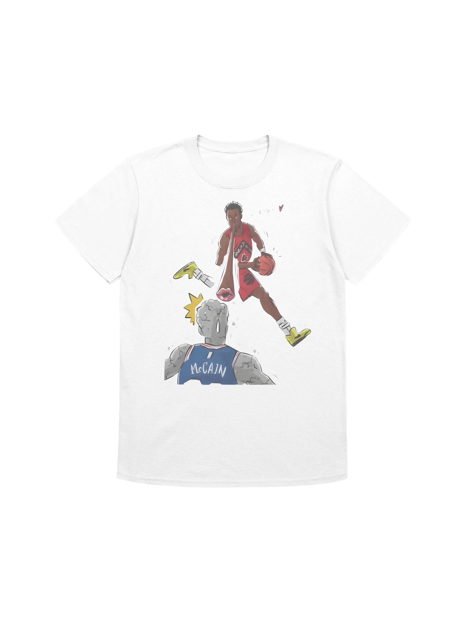 Scottie Barnes Blew A Kiss At Jared McCain T-Shirt product image (1)