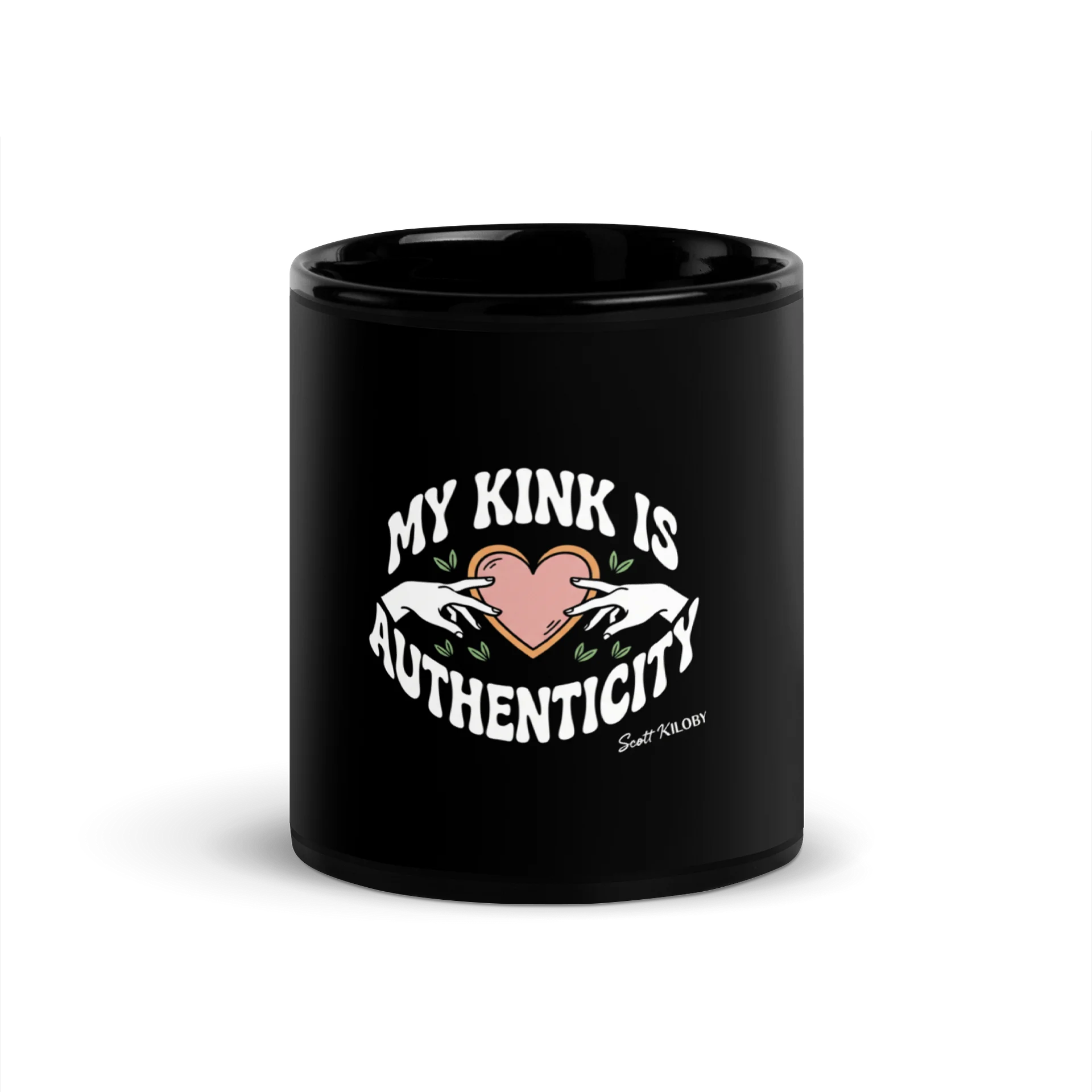 “My Kink Is Authenticity” Black Coffee Mug product image (4)