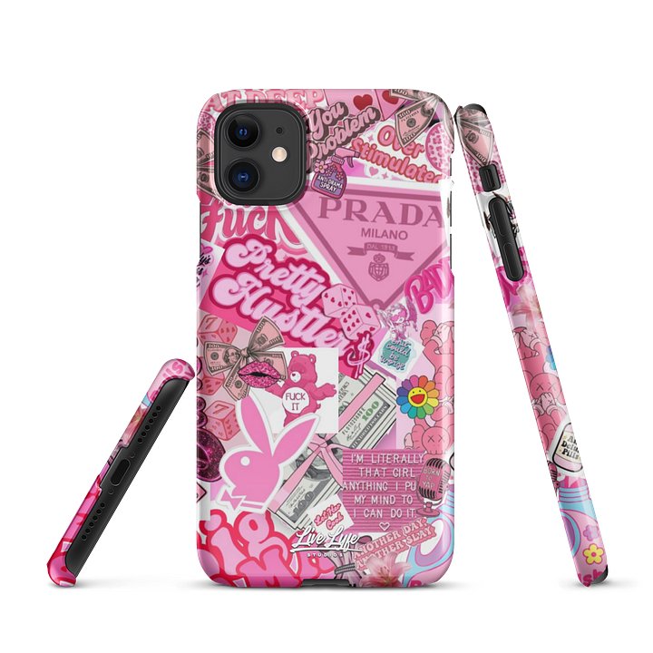 Pink Luxe Vibes Snap Case for iPhone product image (1)