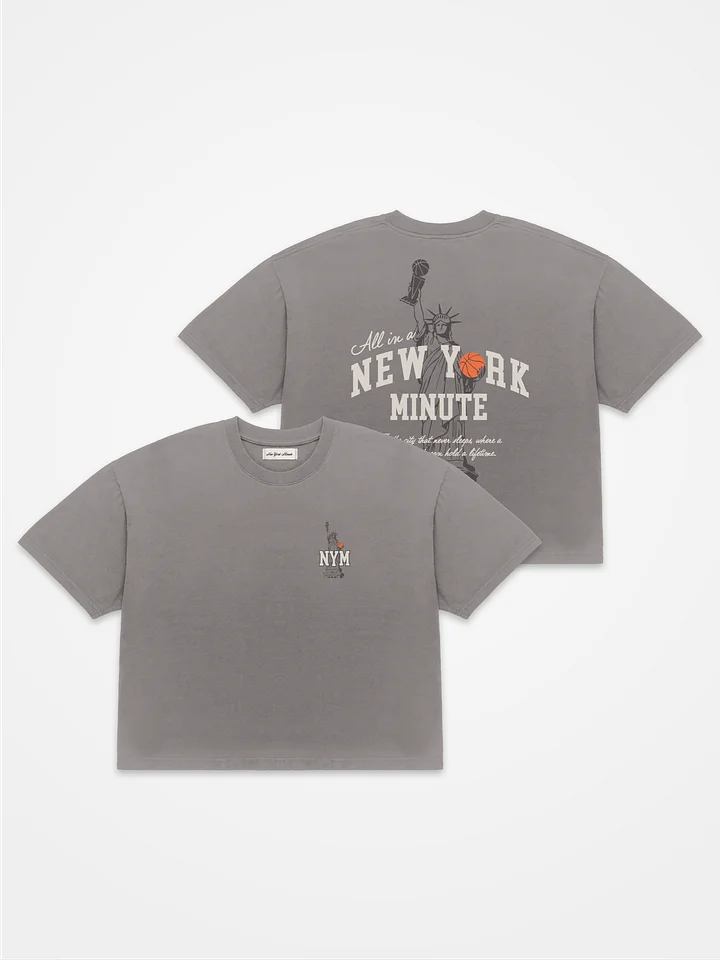New York Minute 'Lady Liberty' Crop Tee product image (1)