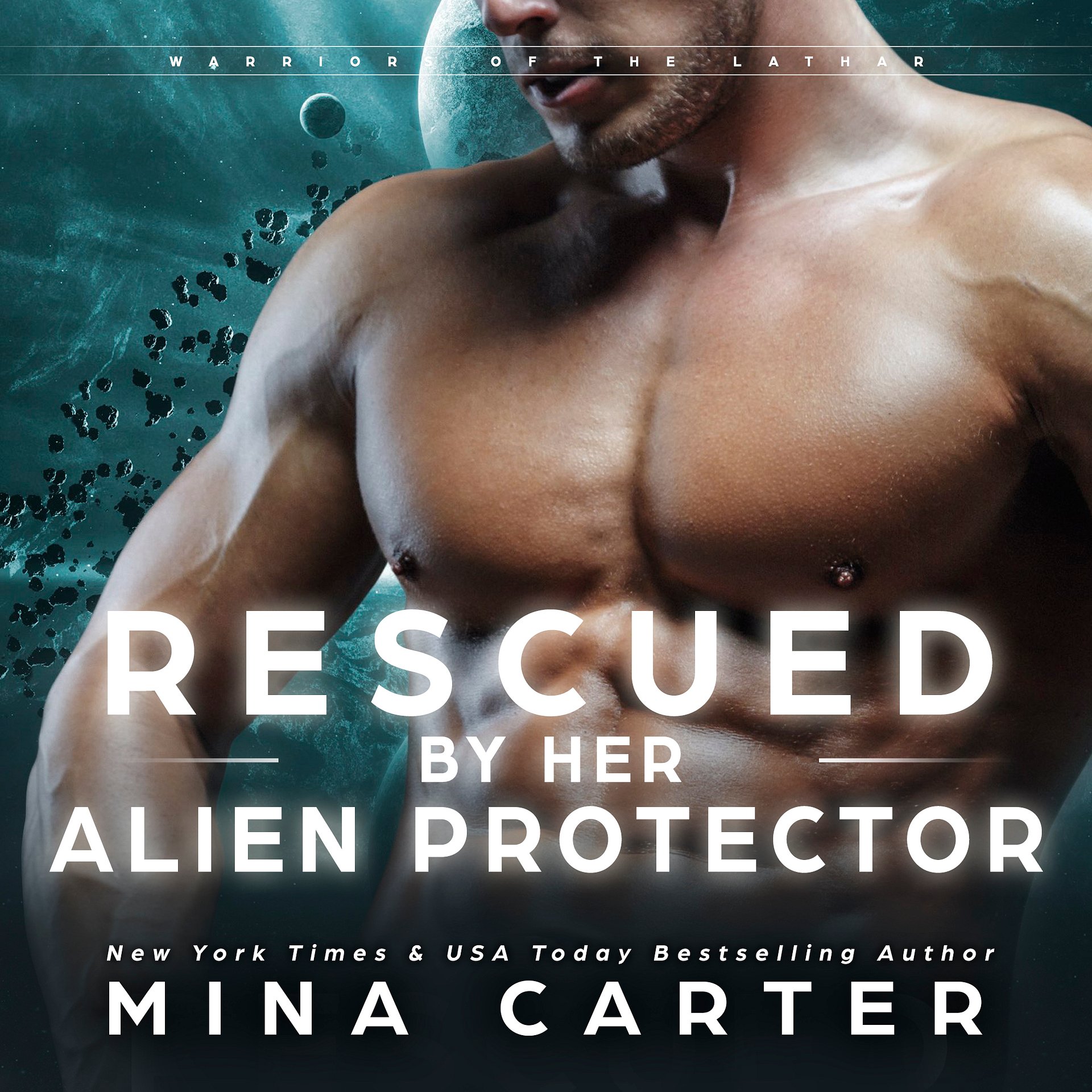 Rescued by her Alien Protector Audiobook (Warriors of the Lathar Book 9) product image (1)