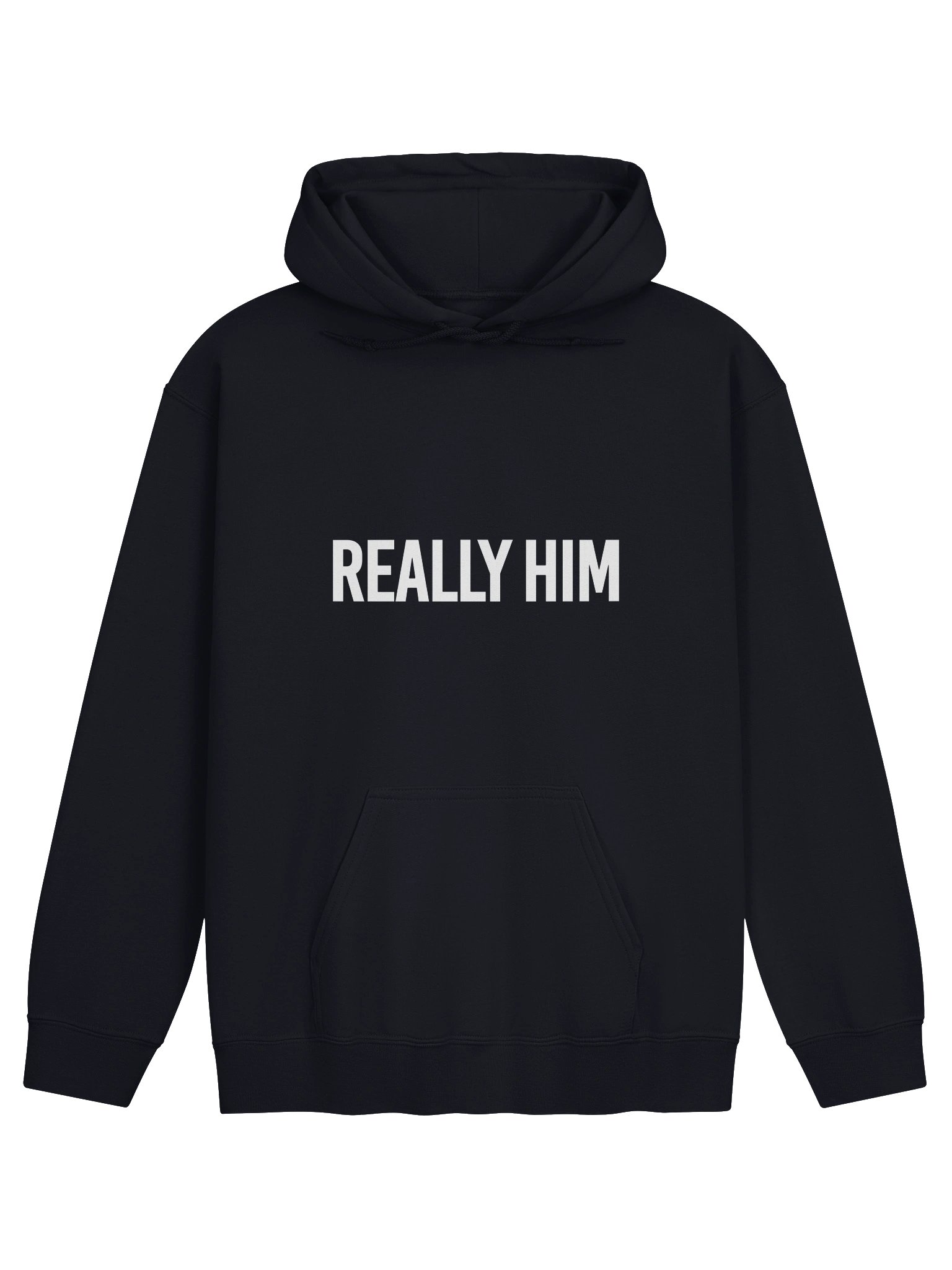 Really Him White Hoodie product image (1)