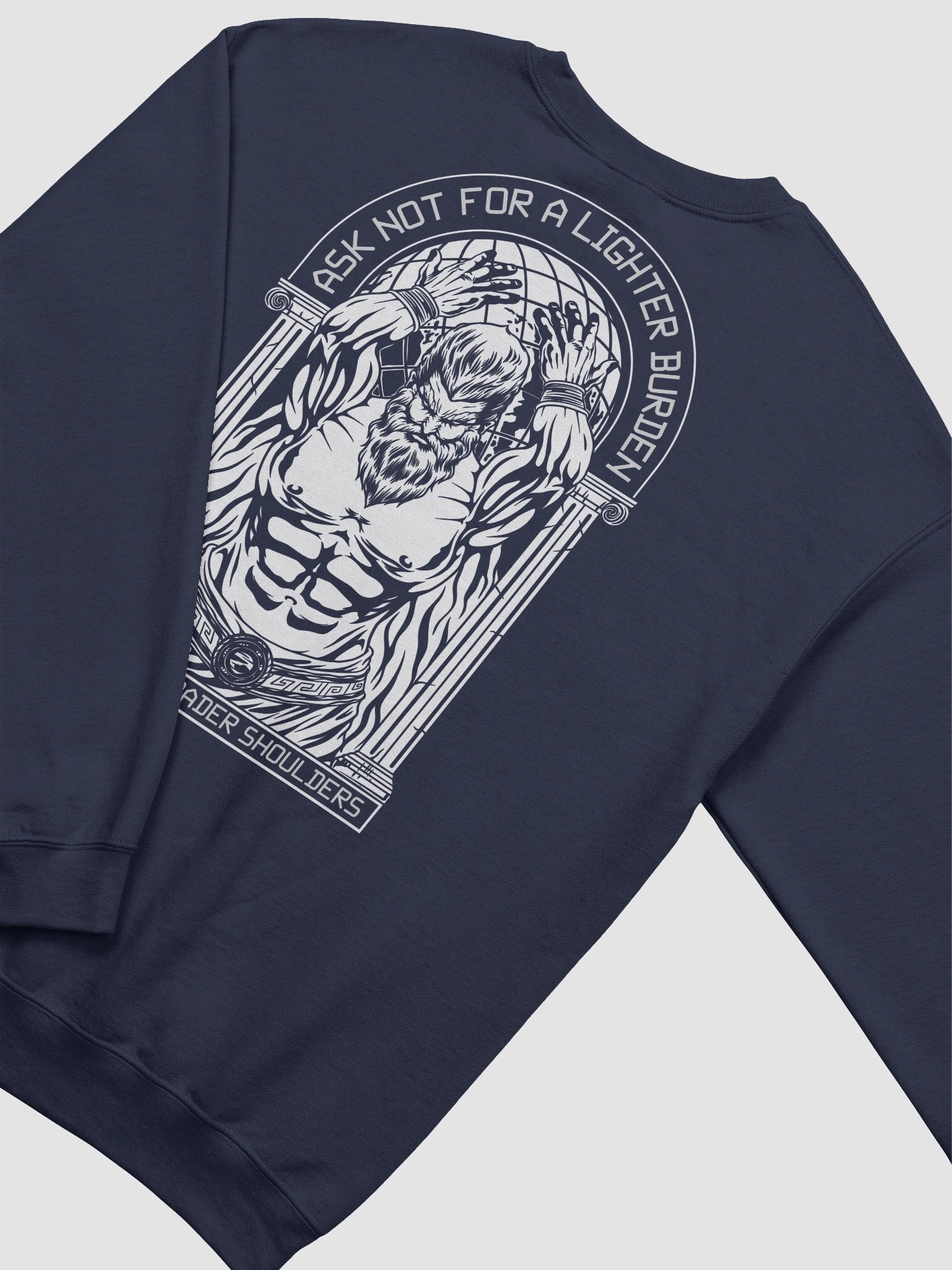 Atlas Gym Gear WHITE - Sweatshirt product image (4)