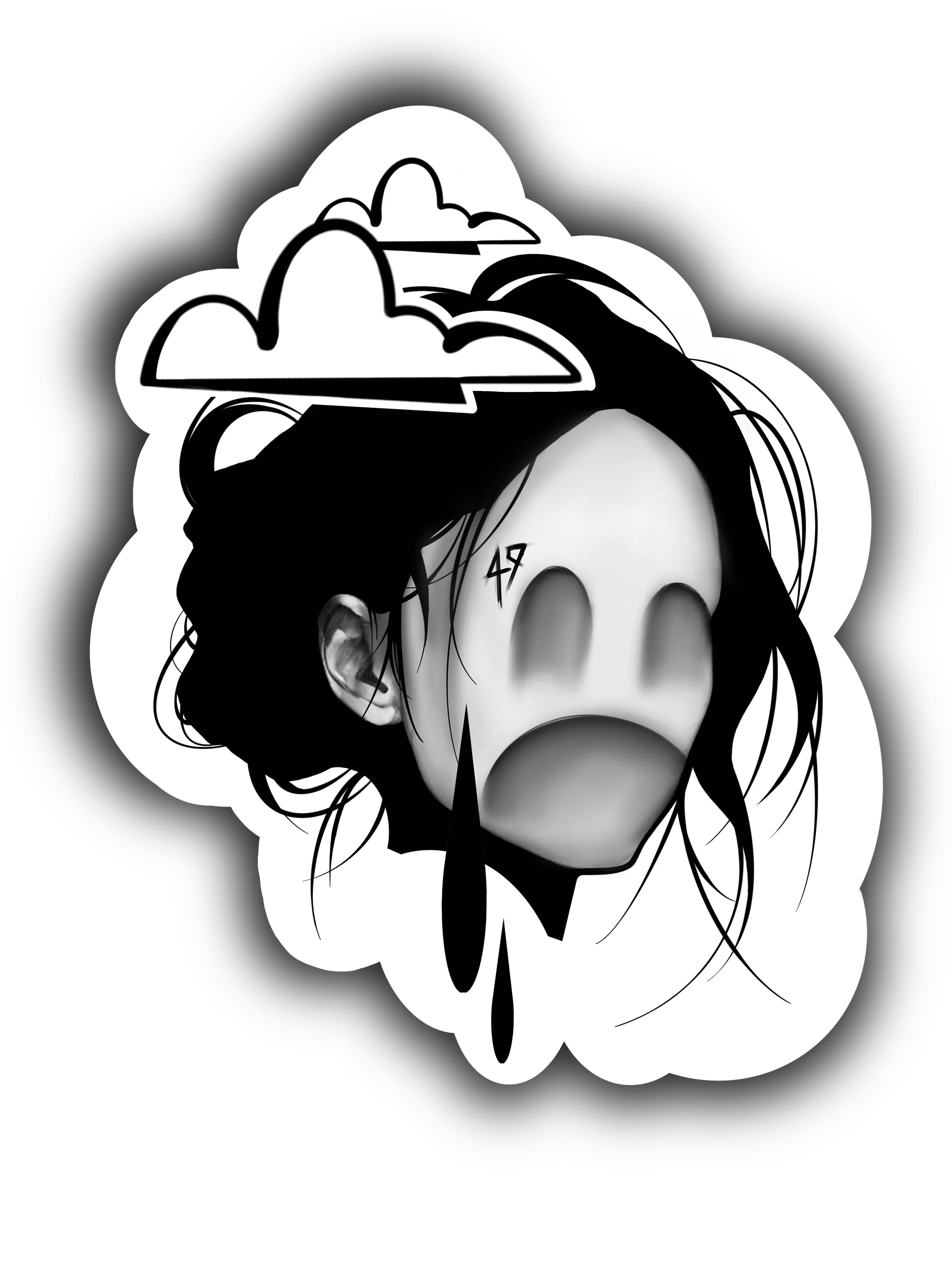 Printed Tee - "49th Curse" product image (31)