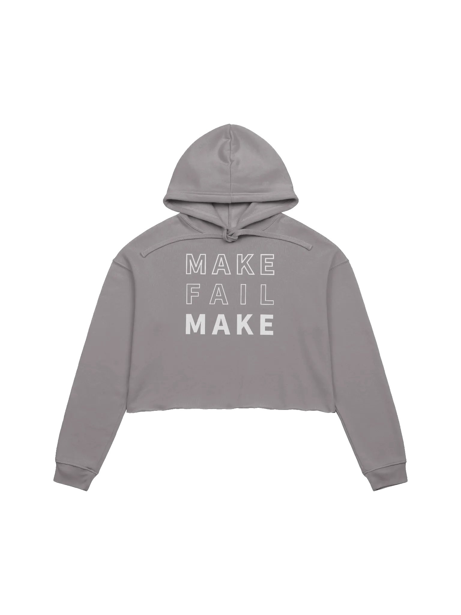 Make / Fail Women's Cropped Hoodie product image (2)
