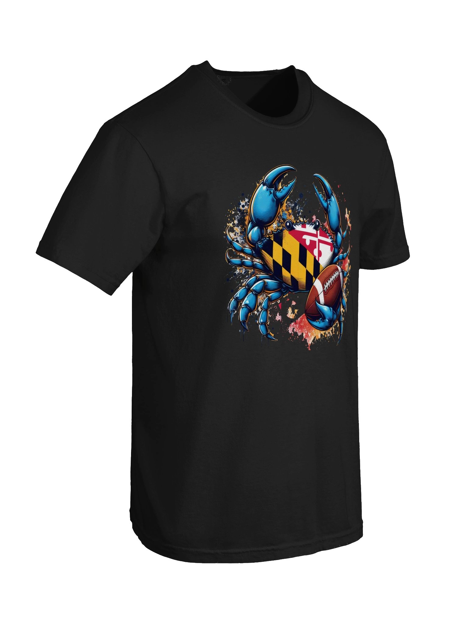 Maryland Crab Football Splash Tee product image (11)