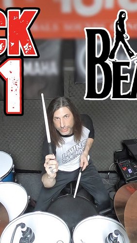 Back in the lesson room today educating the next generation of drummers on the importance of #TheBeatles. “Let It Be,” stripp...