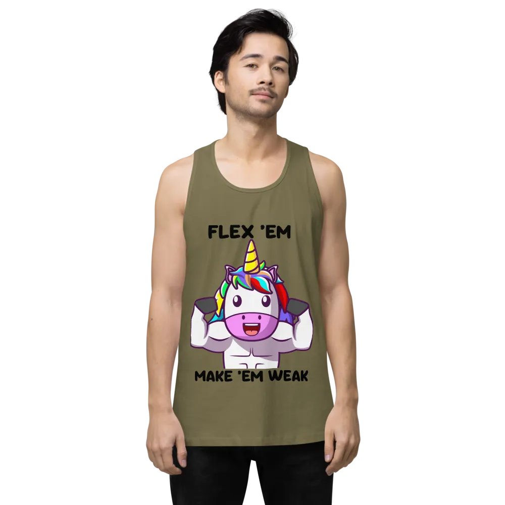 Flex 'em Make 'em Weak Tank product image (1)