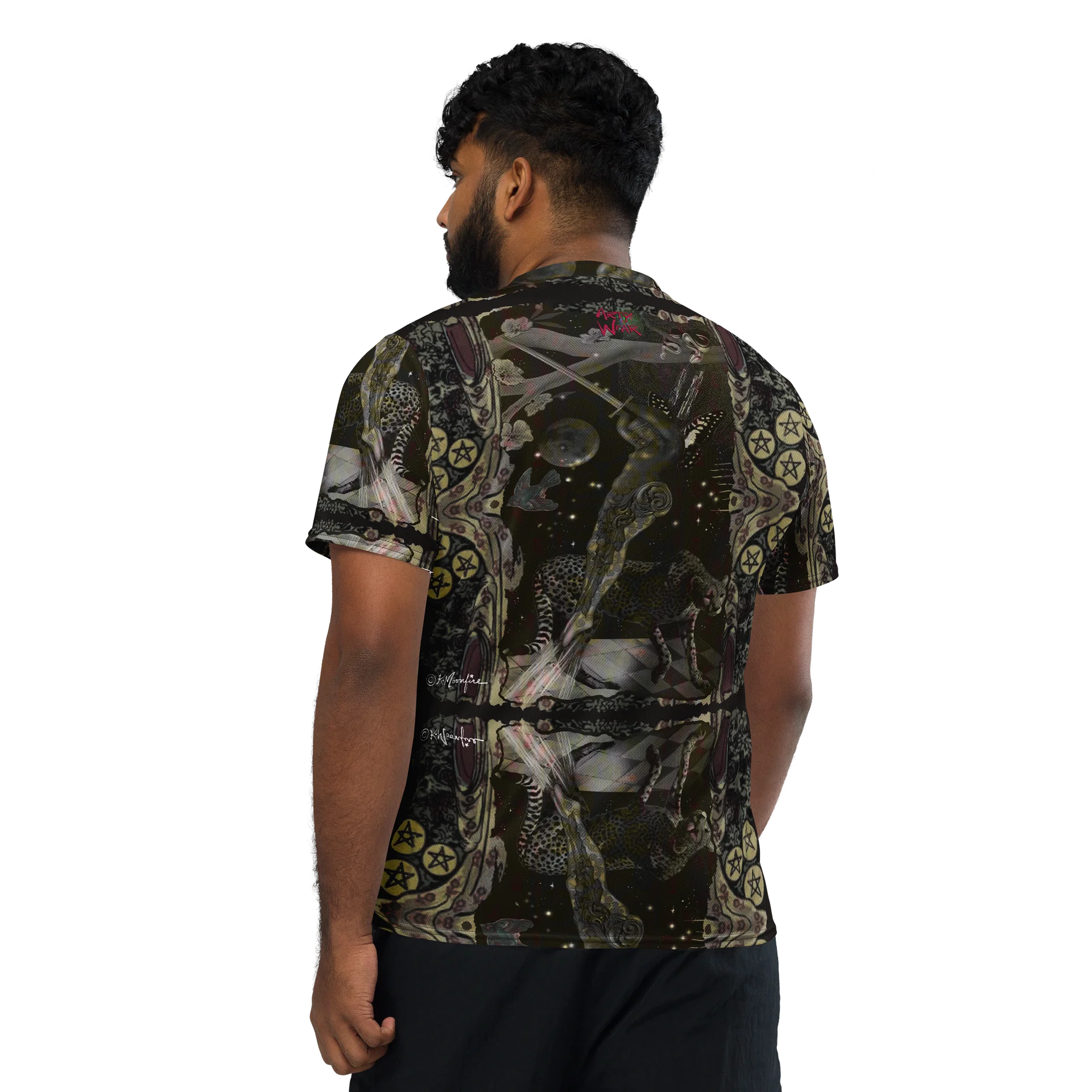 Maximalist Unisex Sports Jersey 'Princess of Swords' by ArtyWear product image (4)
