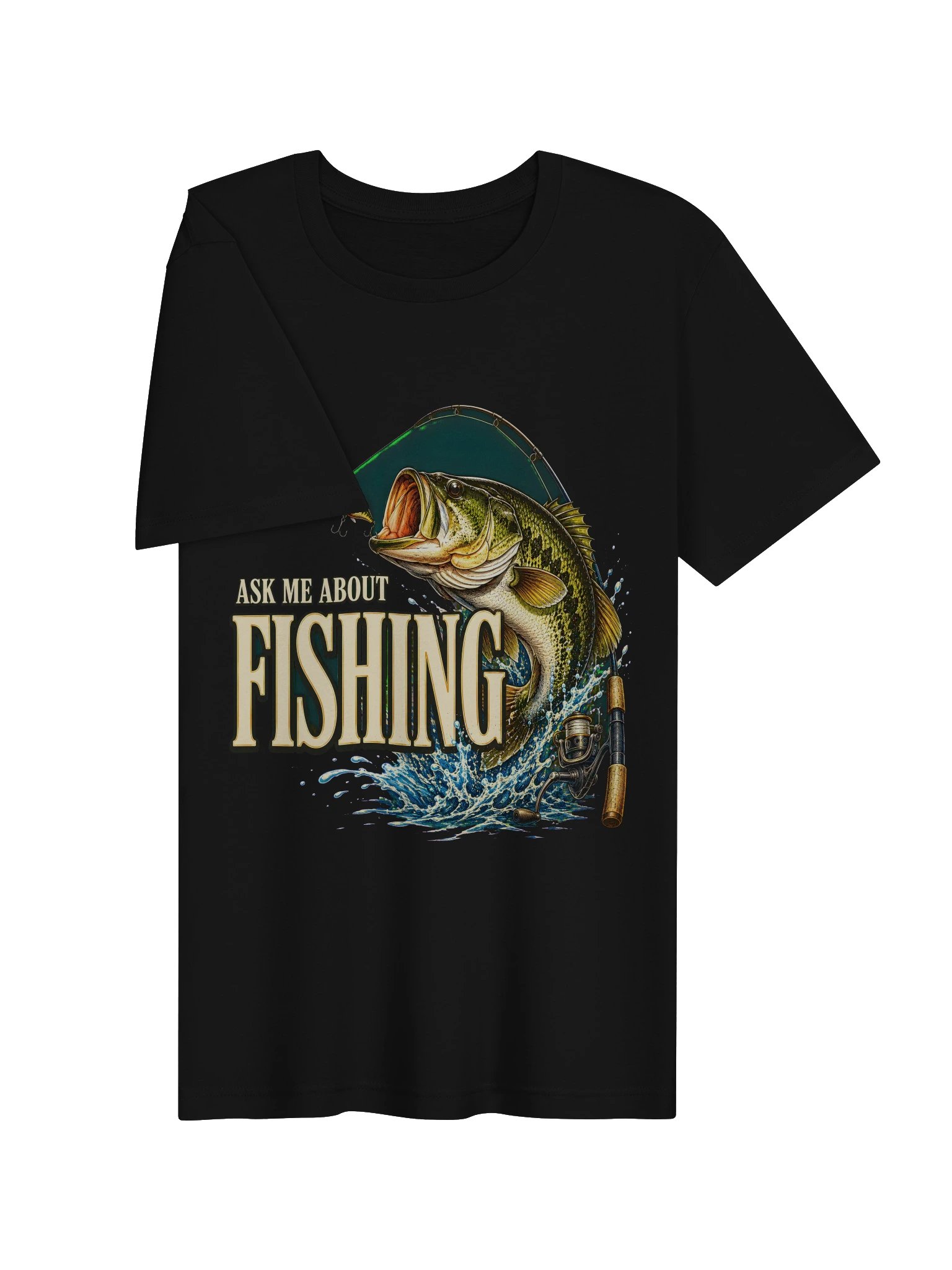 Ask Me About Fishing Tee product image (13)