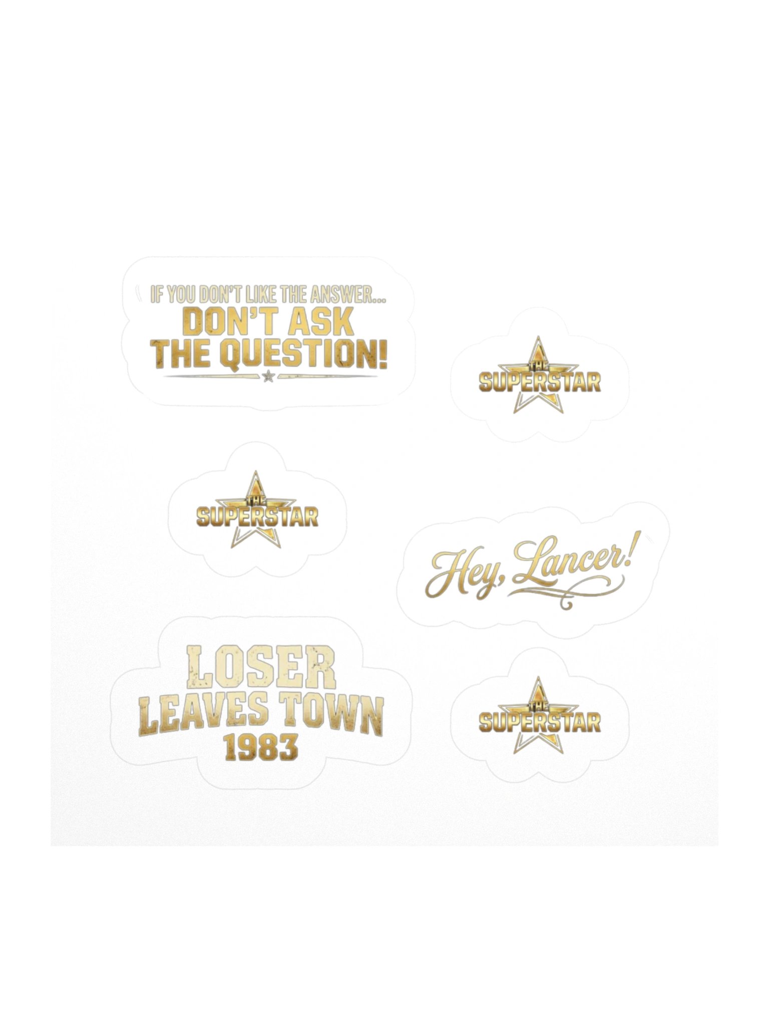 Bill Dundee Kiss Cut Sticker Set product image (3)
