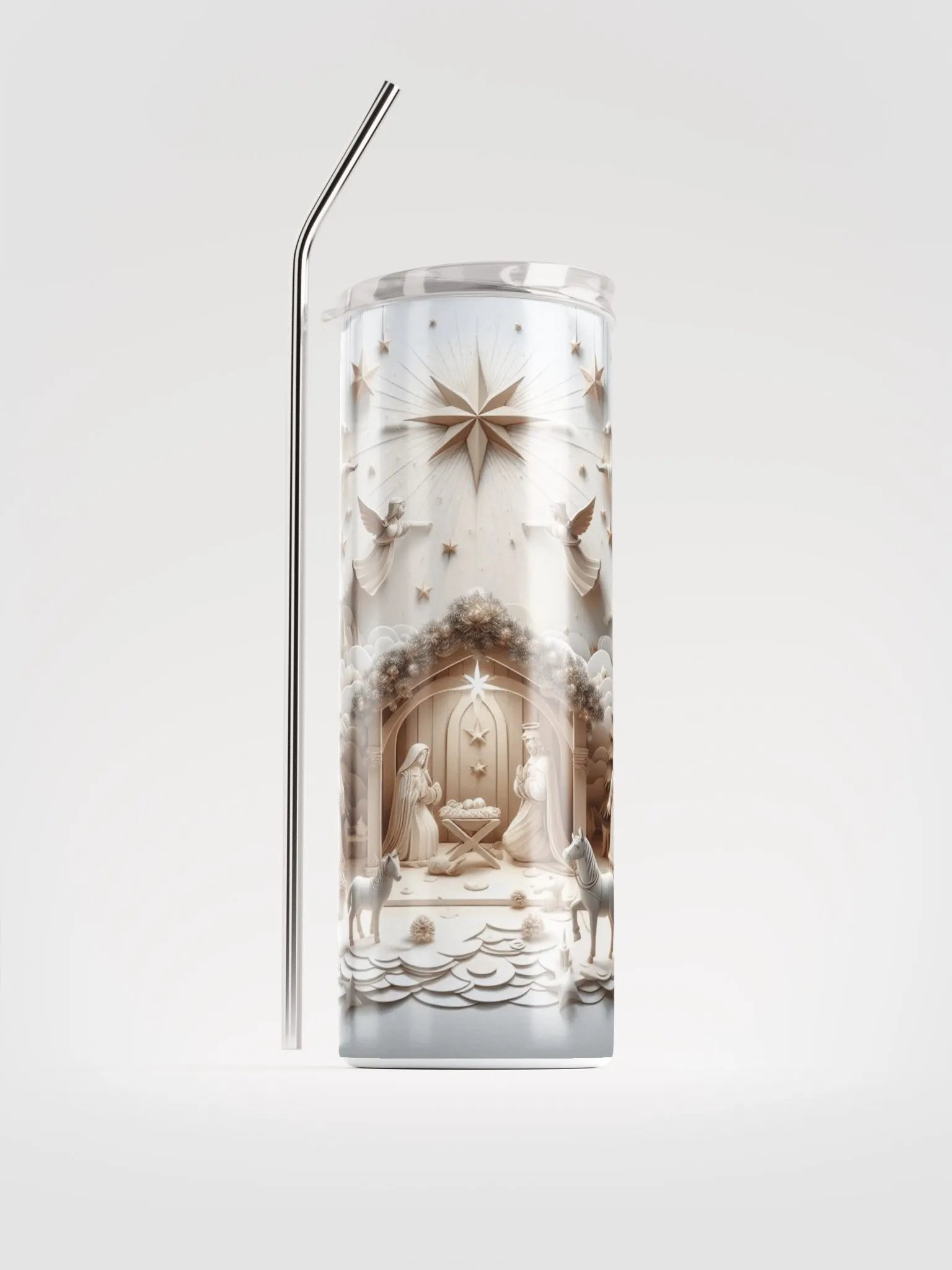 Nativity Scene Stainless Steel Tumbler product image (2)