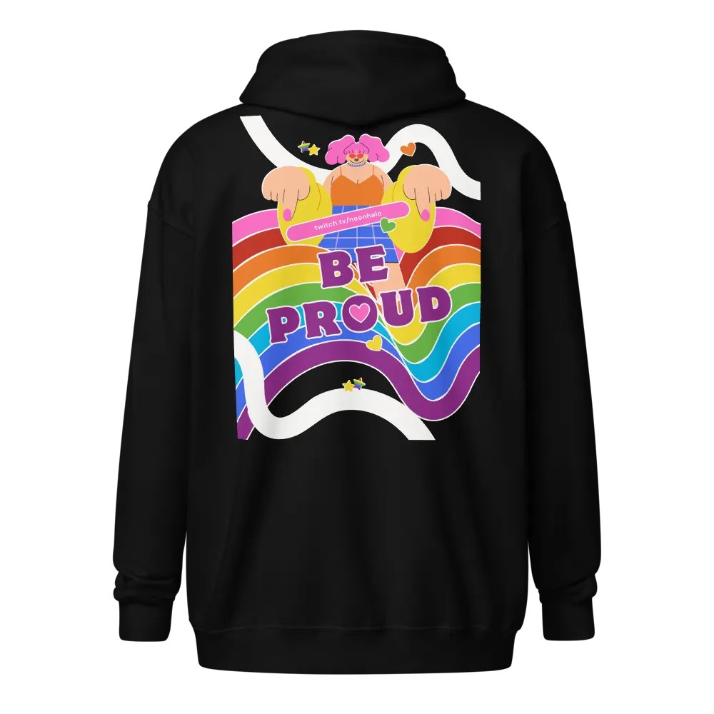 Be Proud Zip-Up Hoodie product image (7)