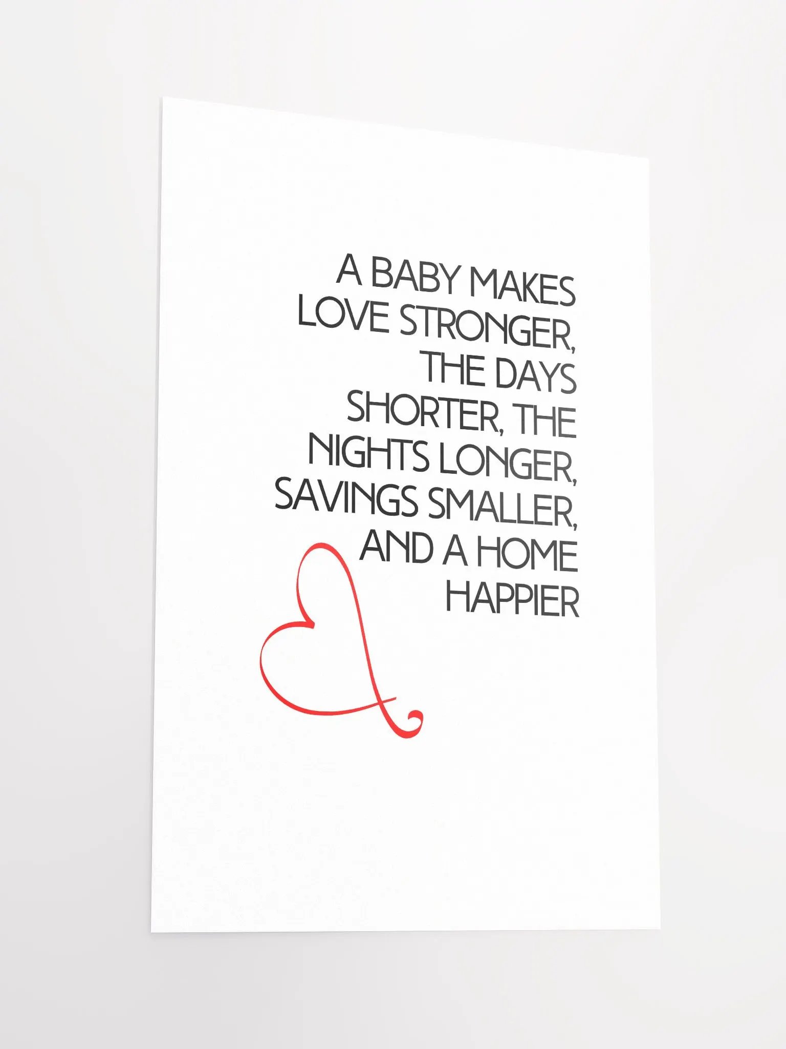 Nursery Wall Art Poster 