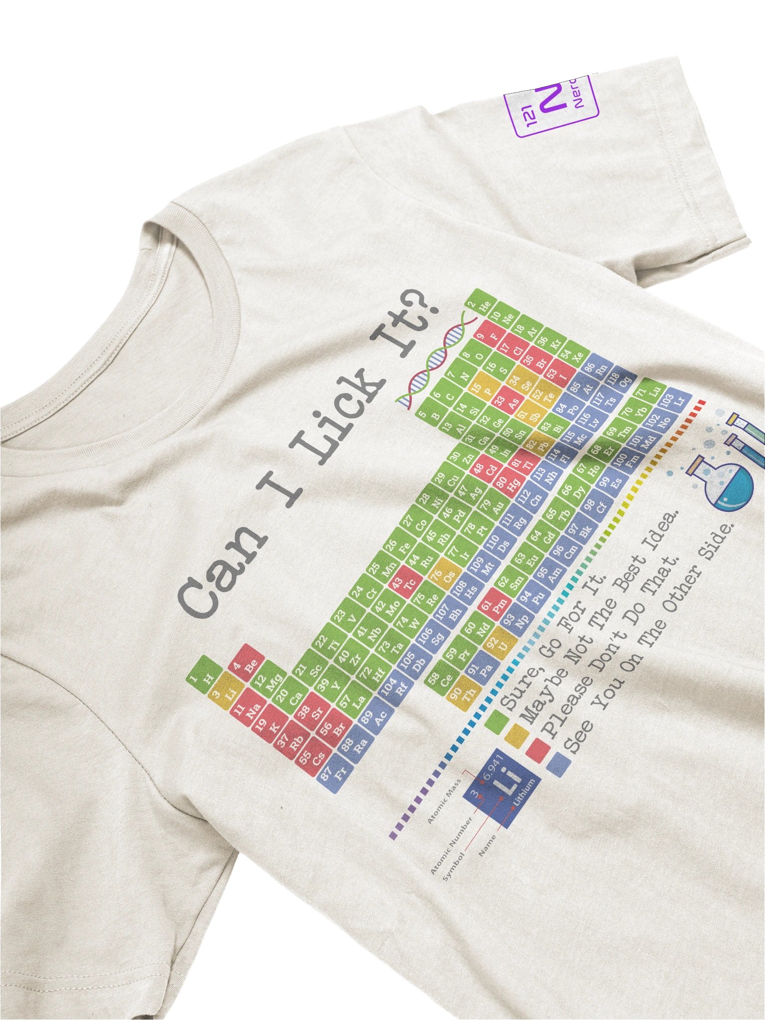 Can I Lick It? Ladies Tee - Gray Text product image (25)