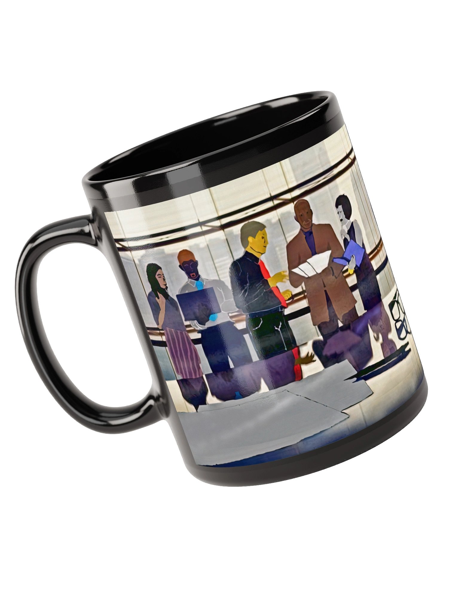 Cityscape Office Silhouettes Mug product image (5)