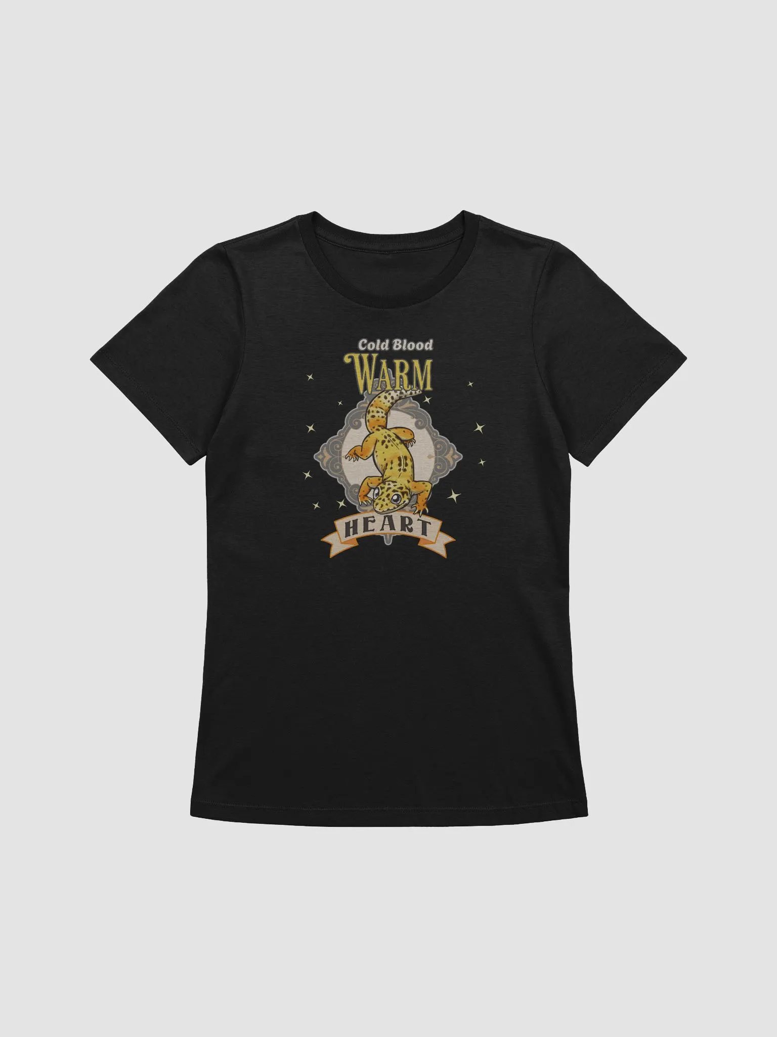 Cold Blood, Warm Heart Women's Leopard Gecko Shirt product image (3)
