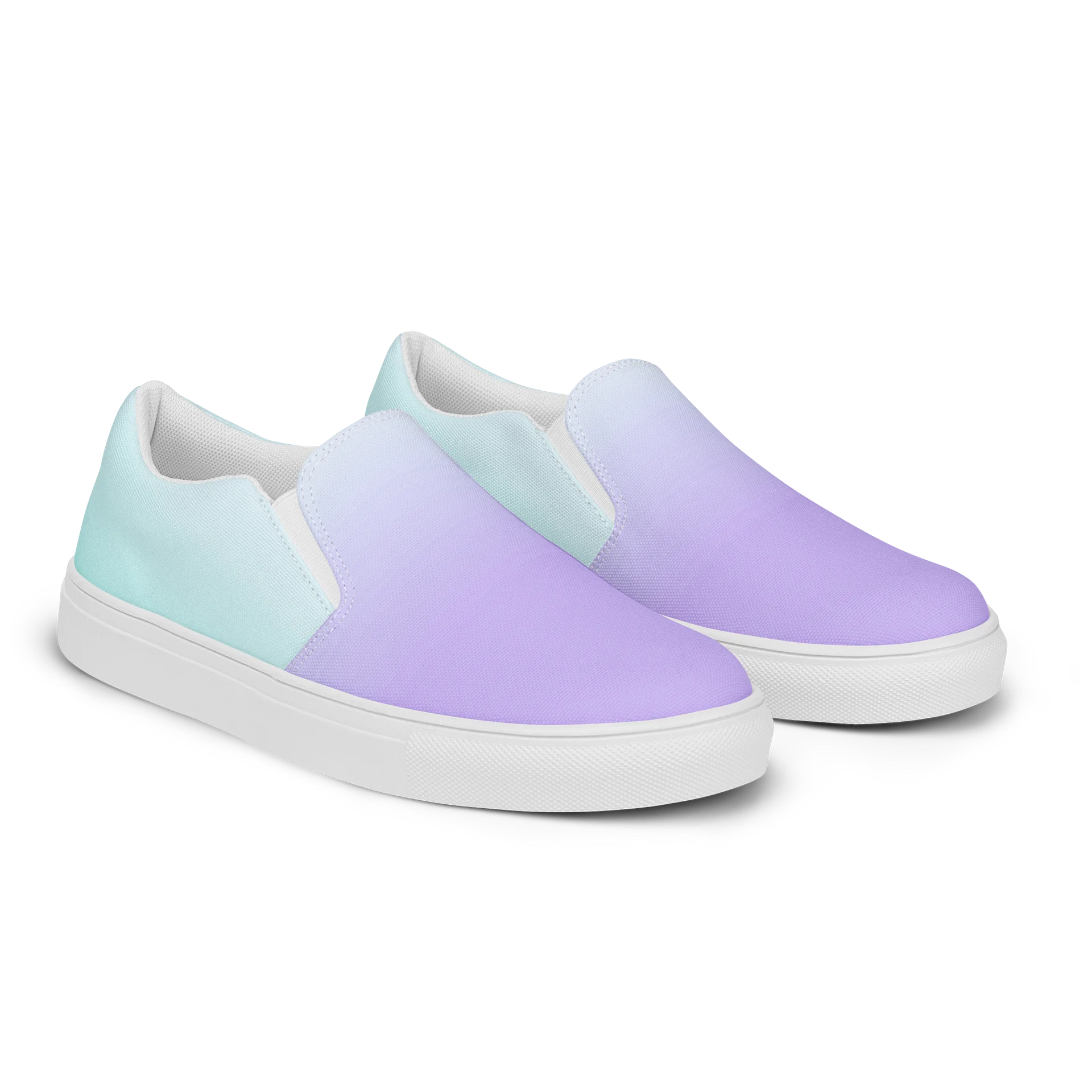 Pastel Gradient Slip-On Canvas Shoes product image (2)