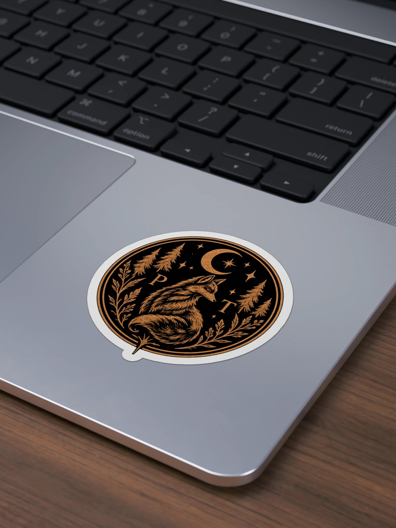 Fox Moon Crest Sticker product image (6)